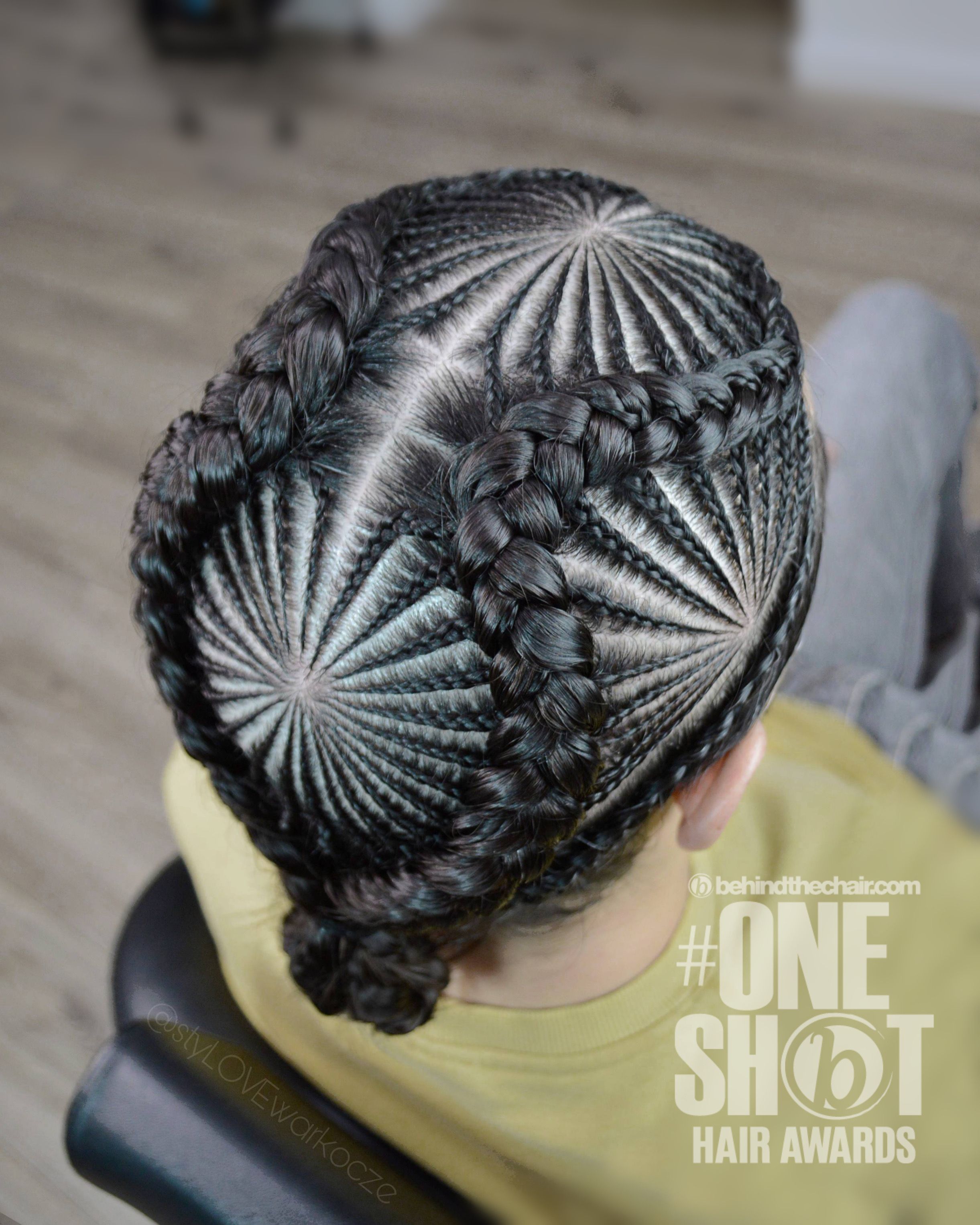 Halyna Makarova — Intricate Braids & Twists ONESHOT Hair Awards entry