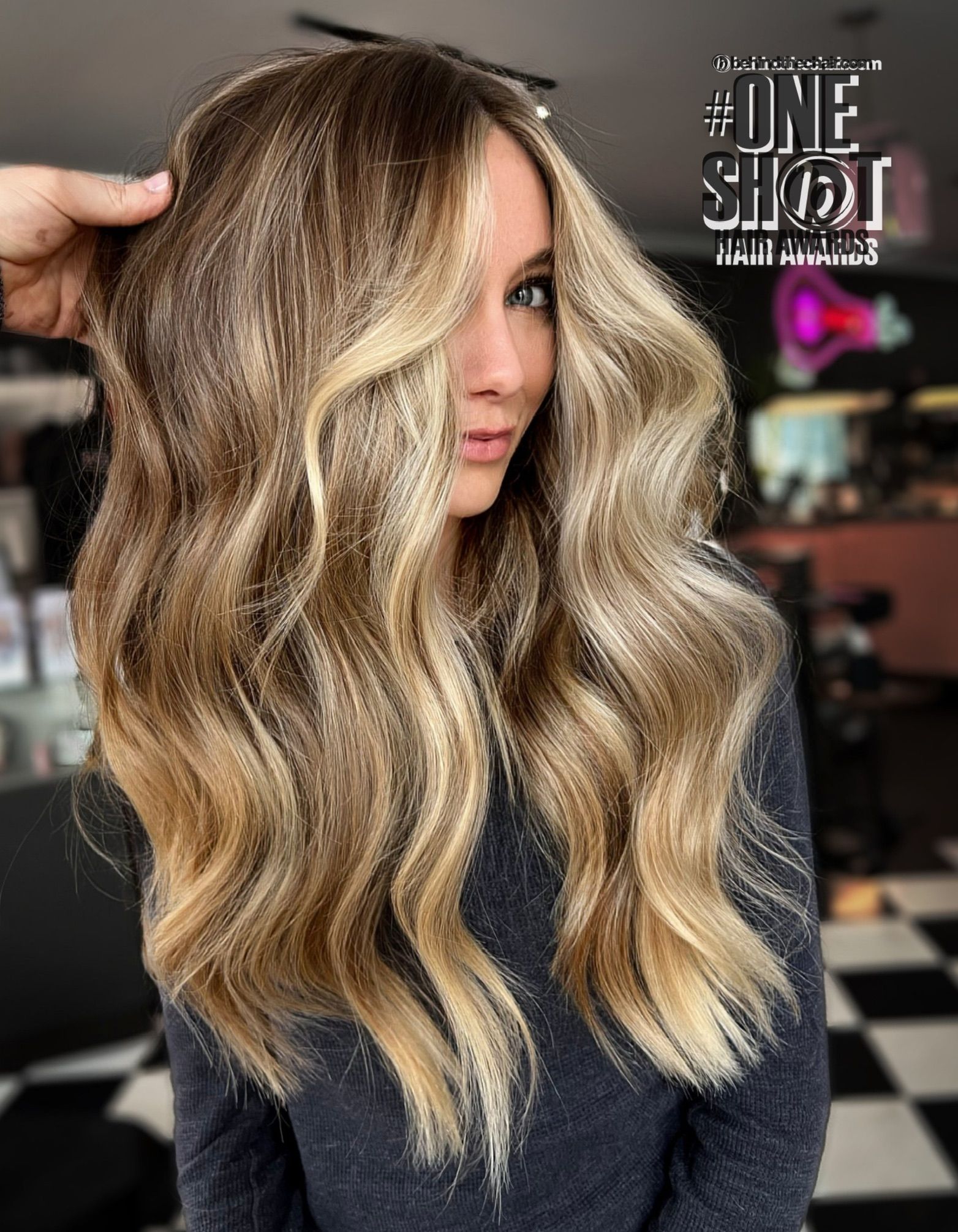 Jonny Wright — Warm Balayage ONESHOT Hair Awards entry