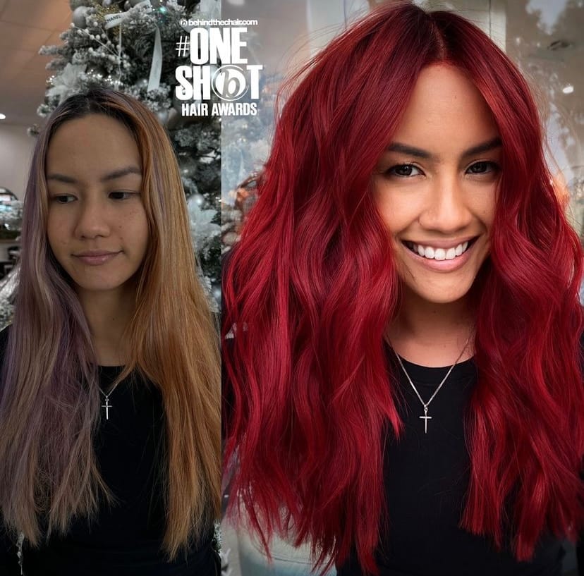 Diana Amaya — Color Transformation ONESHOT Hair Awards entry