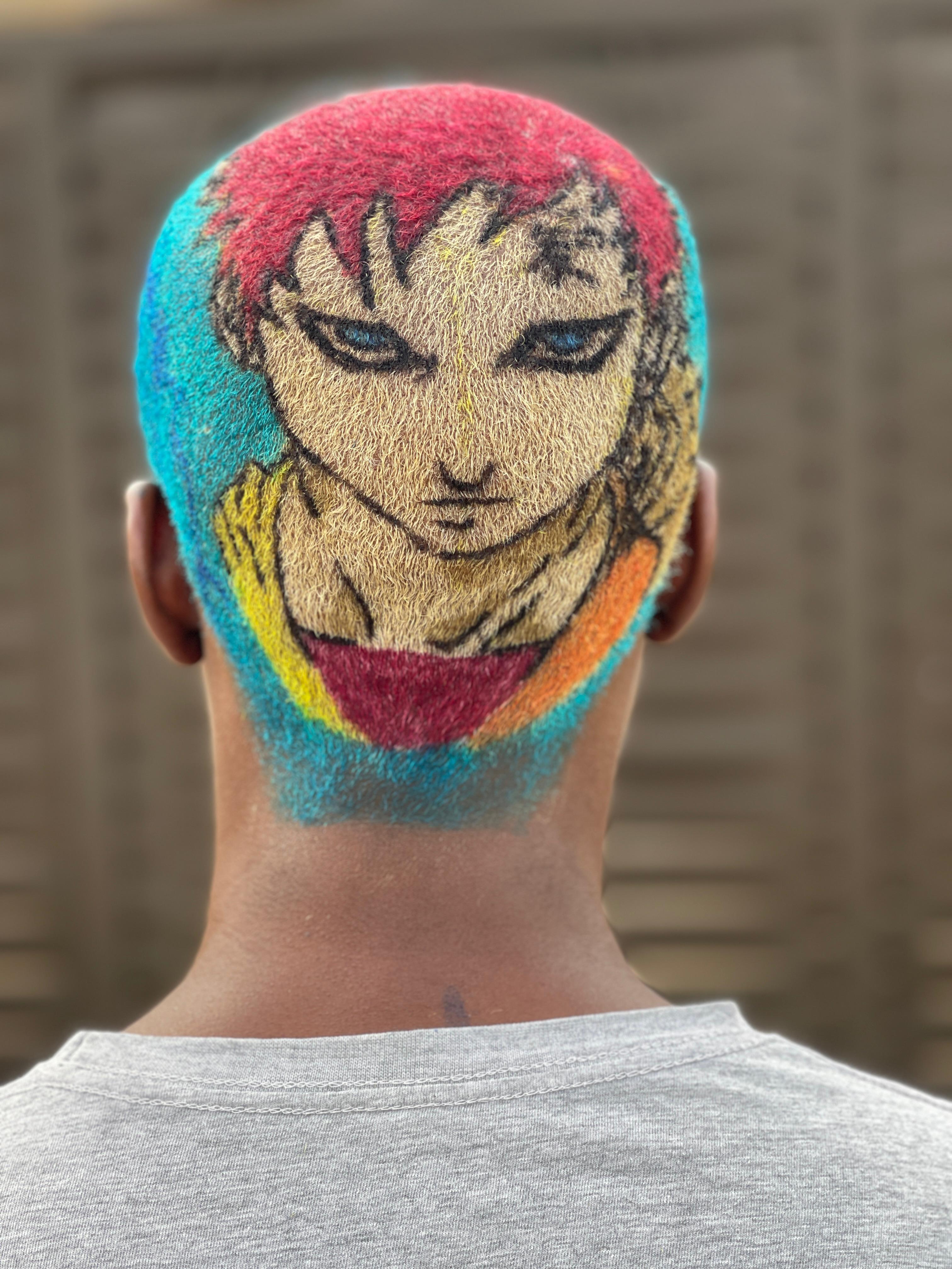 Tankiso Mofolo — Hair Tattoo ONESHOT Hair Awards entry