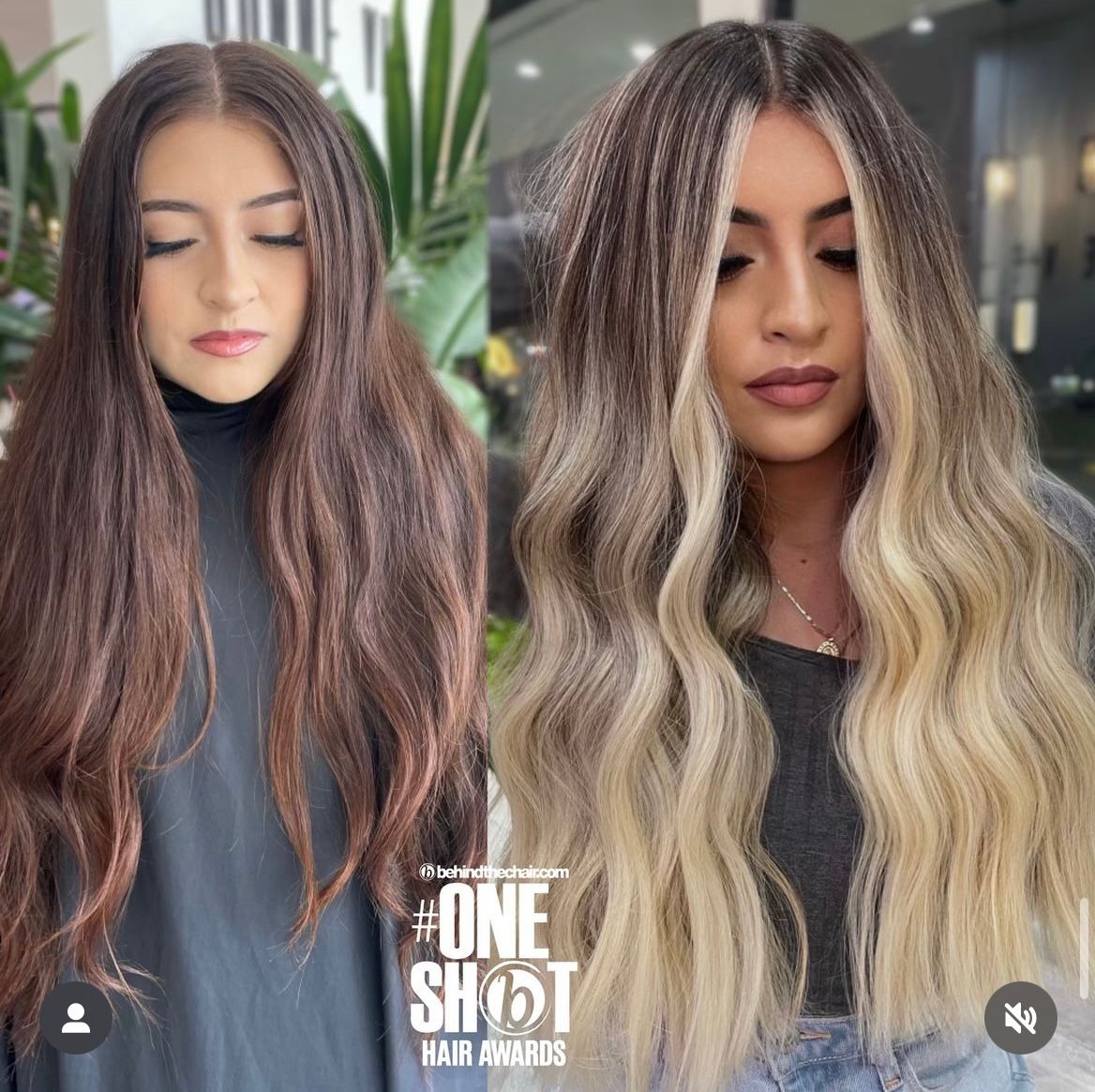 Dominique Trevino — Color Transformation ONESHOT Hair Awards entry