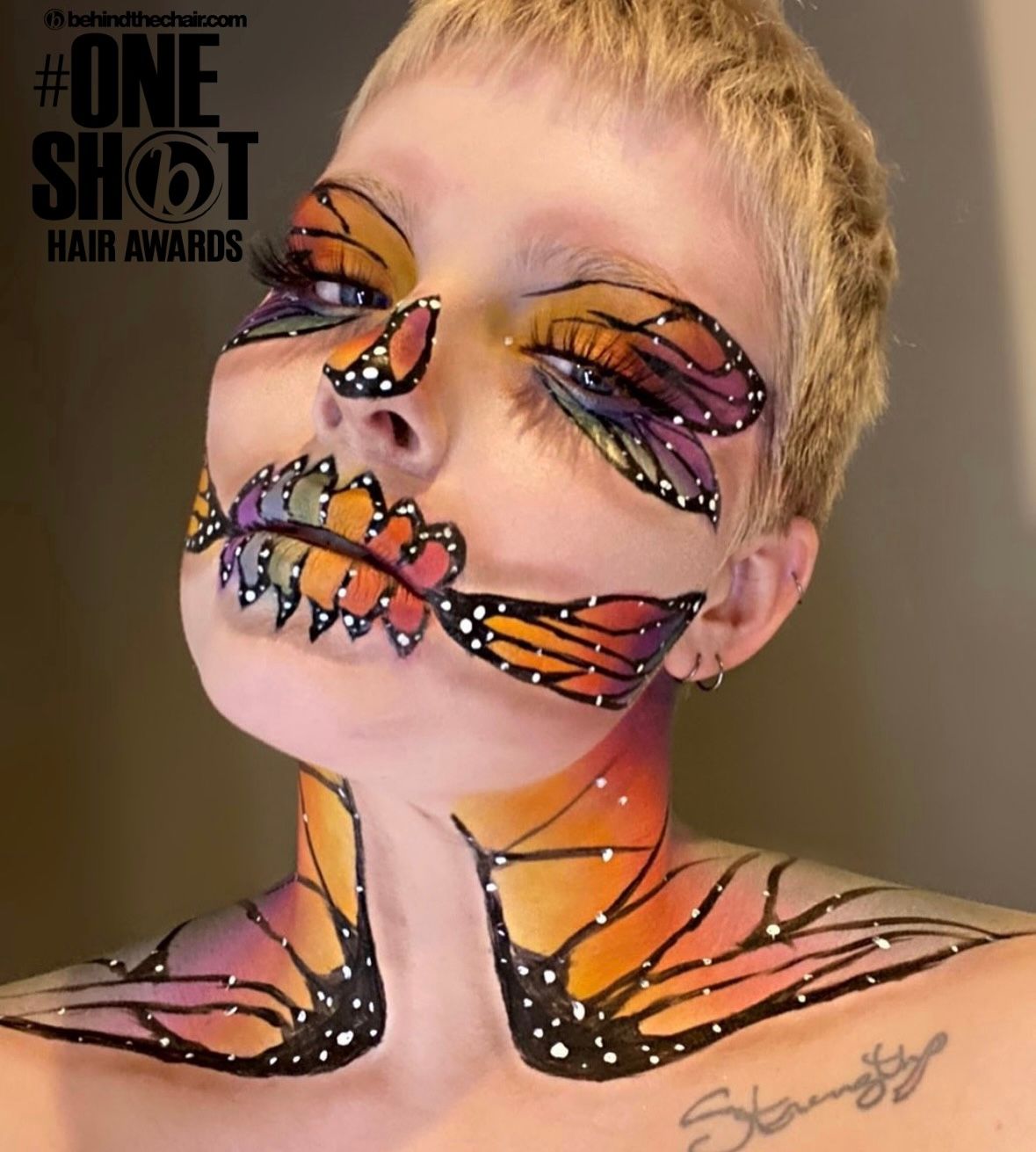 Riley Finnell — Editorial Makeup Shot ONESHOT Hair Awards entry