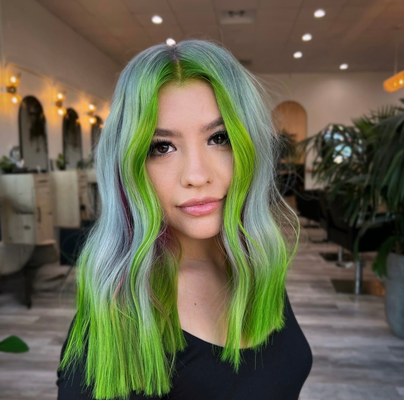 Cynthia Flores — Color Blocking ONESHOT Hair Awards entry