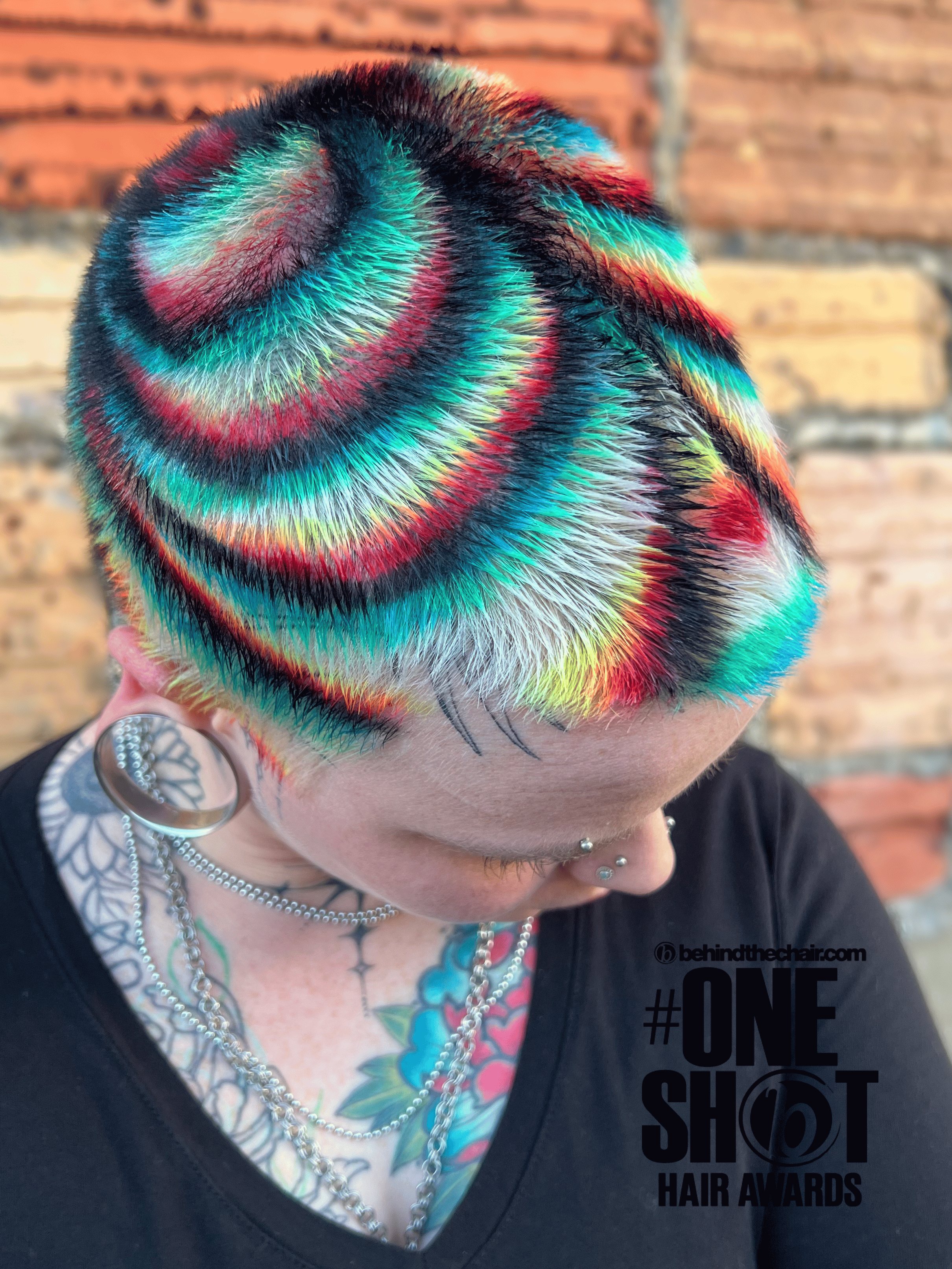 Mercy Green — Hair Tattoo ONESHOT Hair Awards entry