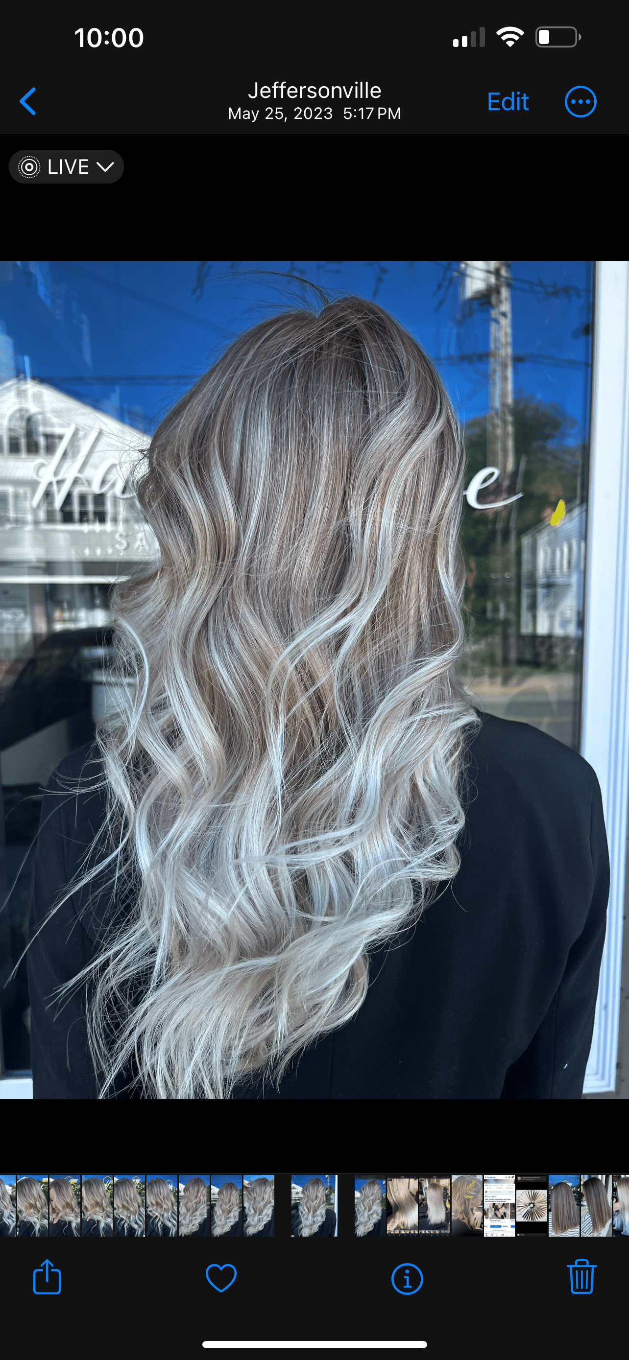 Cara Dutcher — Cool Balayage ONESHOT Hair Awards entry