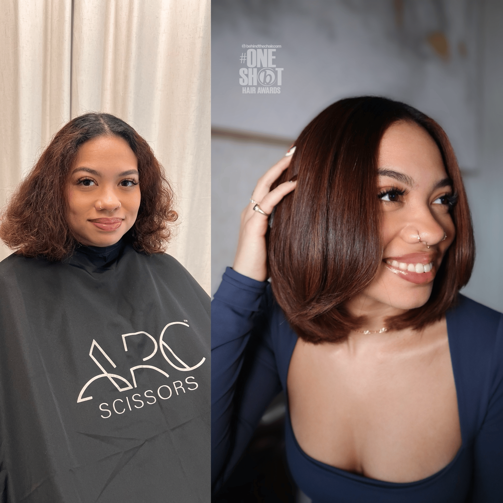 Deanna Beltran — Cut Transformation ONESHOT Hair Awards entry