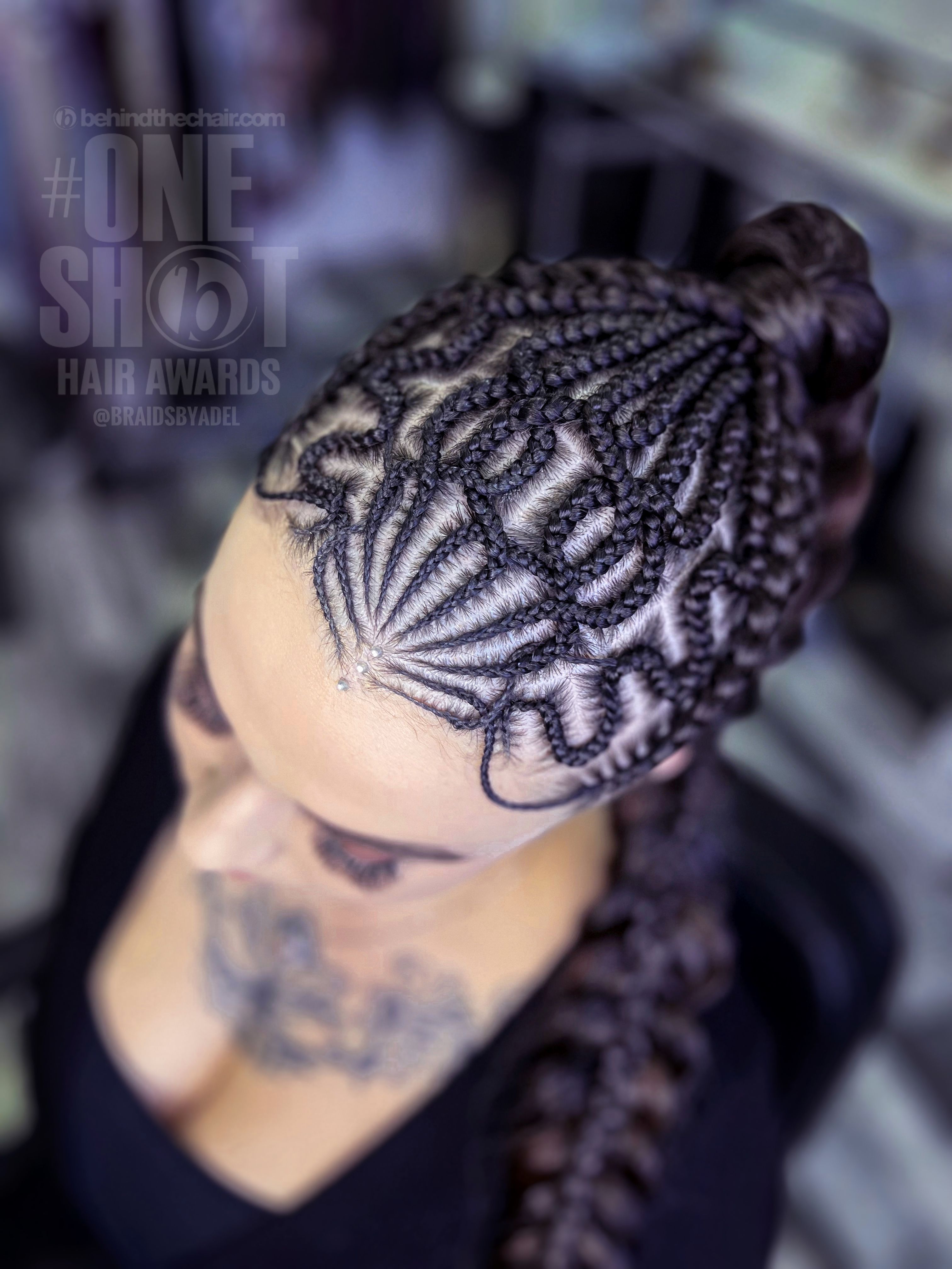 AdéLA Hanusová — Intricate Braids & Twists ONESHOT Hair Awards entry