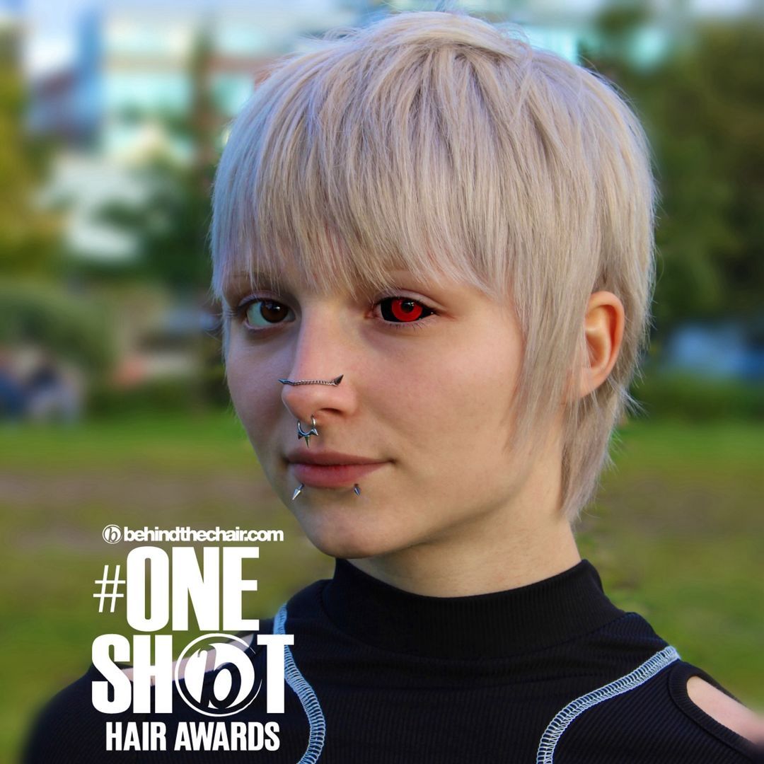Aliya McClelland — Pixie/Bixie ONESHOT Hair Awards entry
