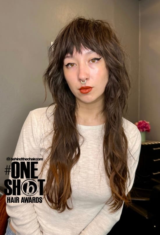 Megan Harvey — Shag/Mullet ONESHOT Hair Awards entry