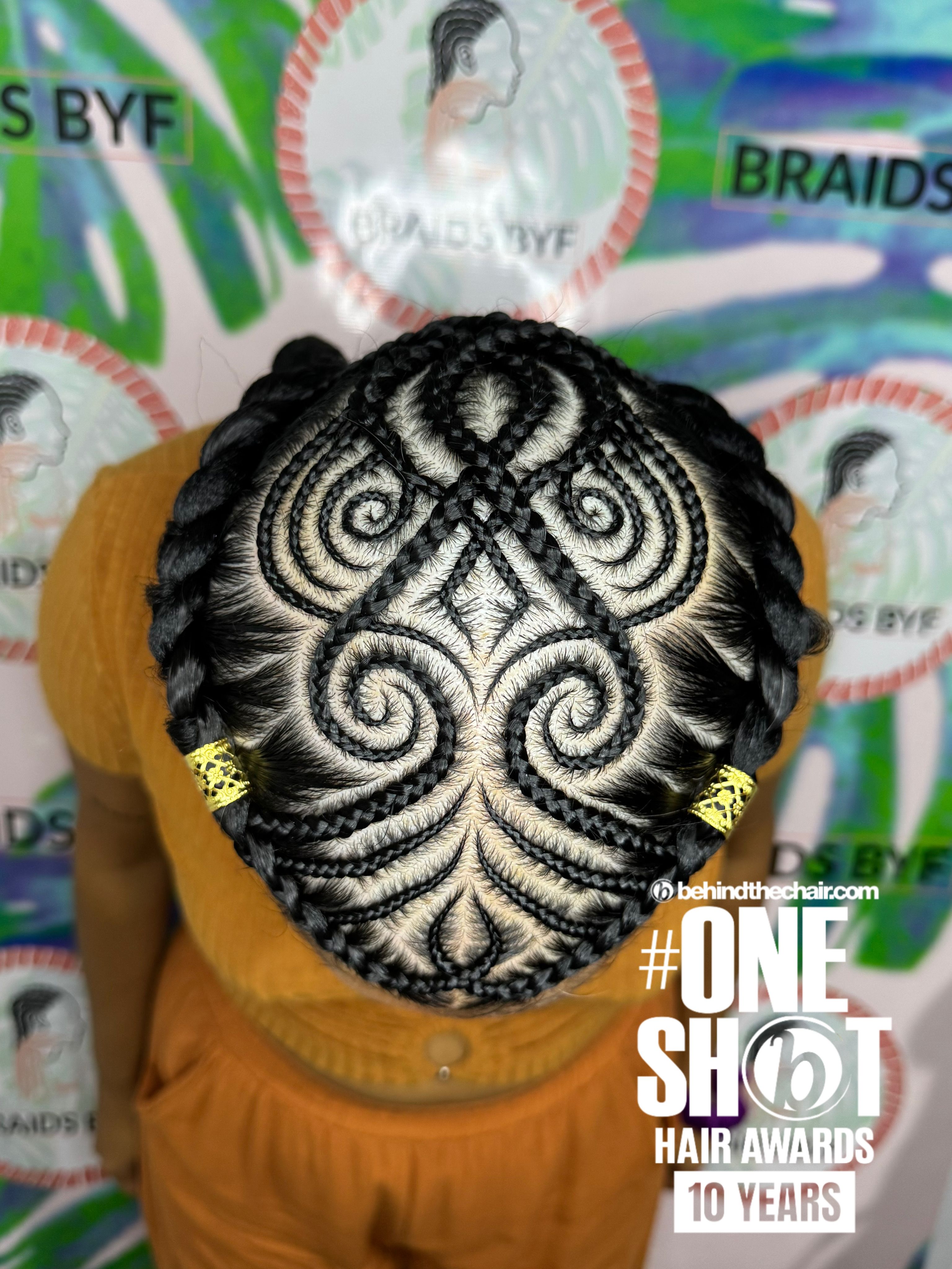 Florencia García — Intricate Braids & Twists ONESHOT Hair Awards entry