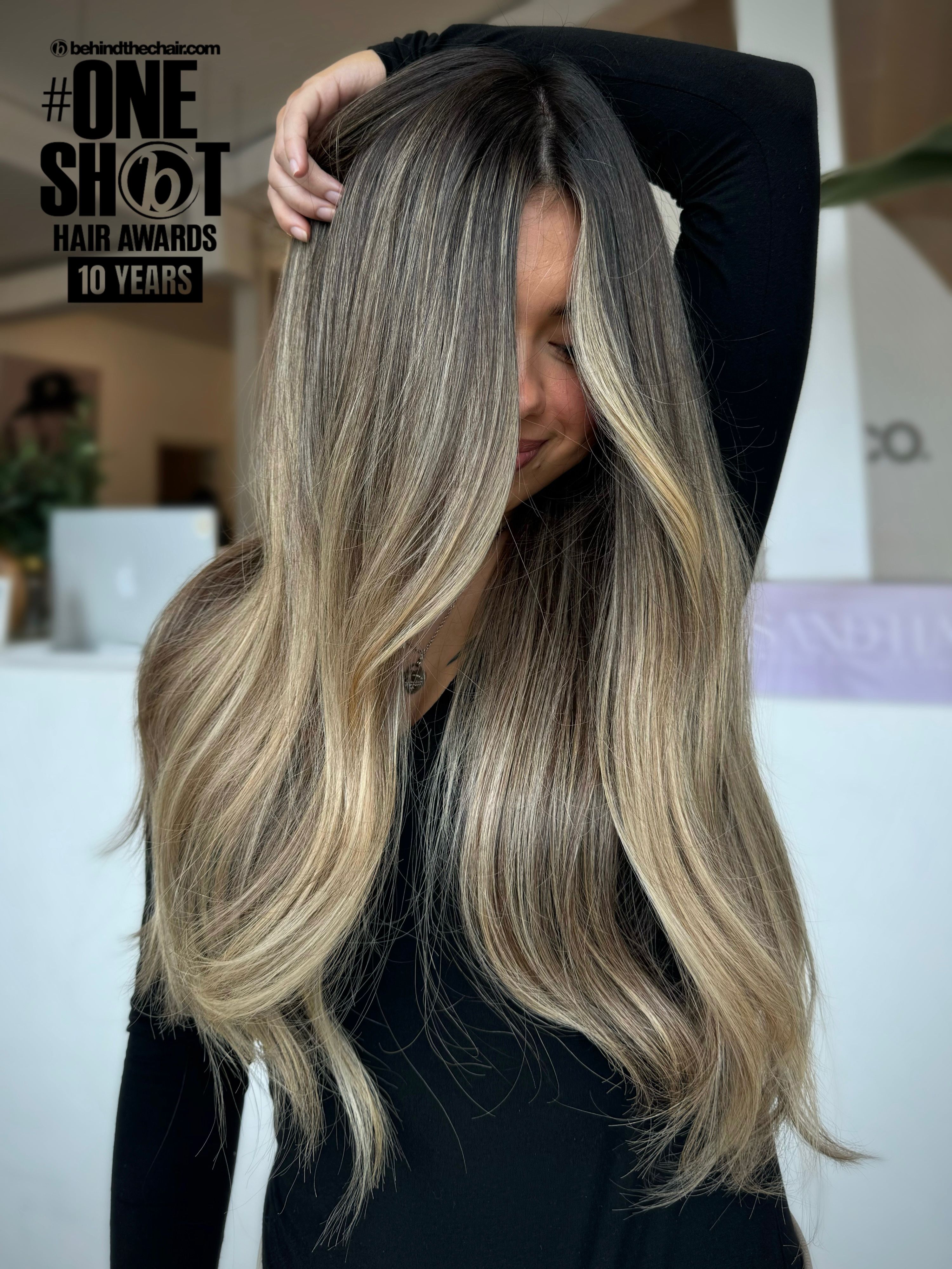 Destiny Strasser — Warm Balayage ONESHOT Hair Awards entry