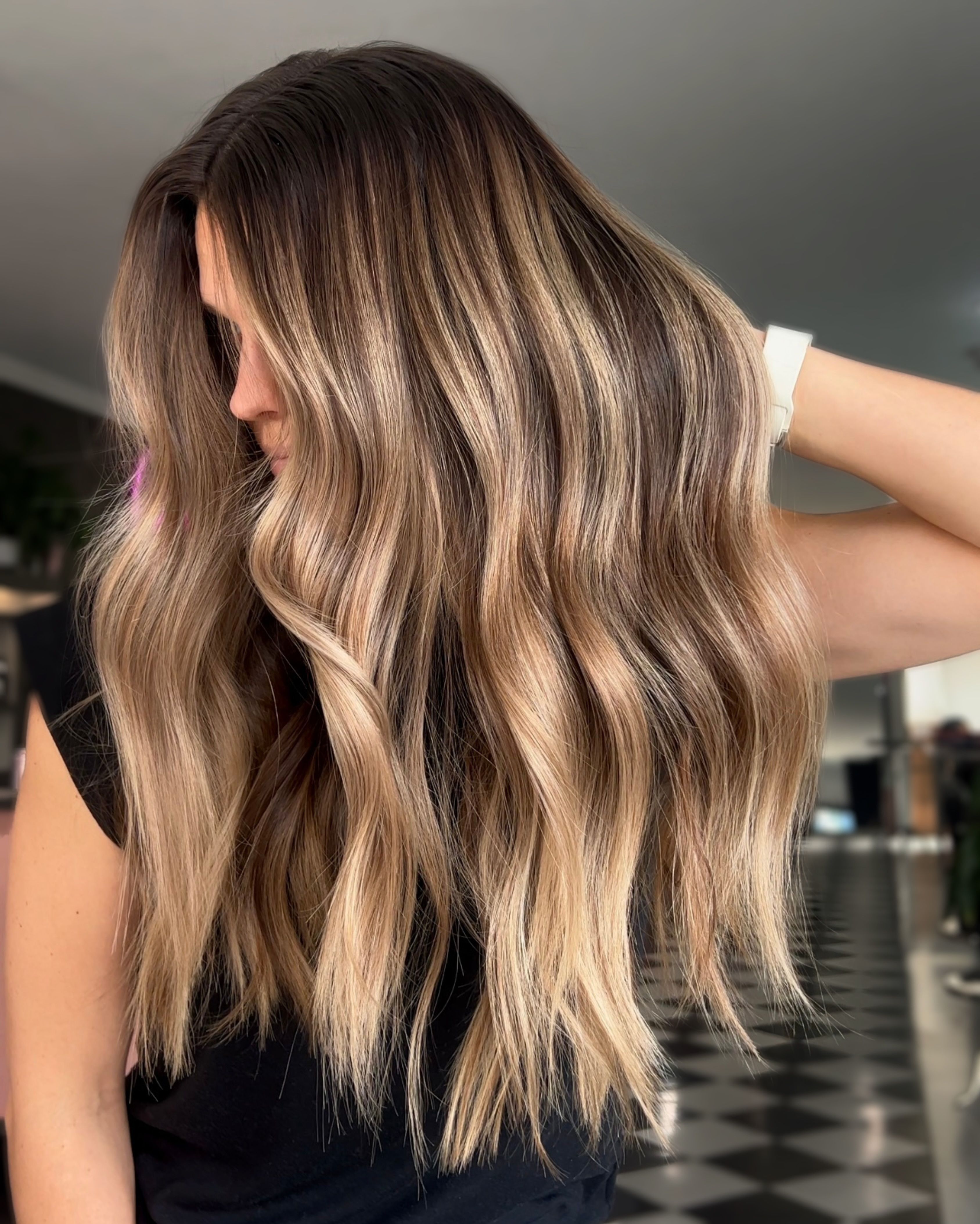 Jonny Wright — Warm Balayage ONESHOT Hair Awards entry