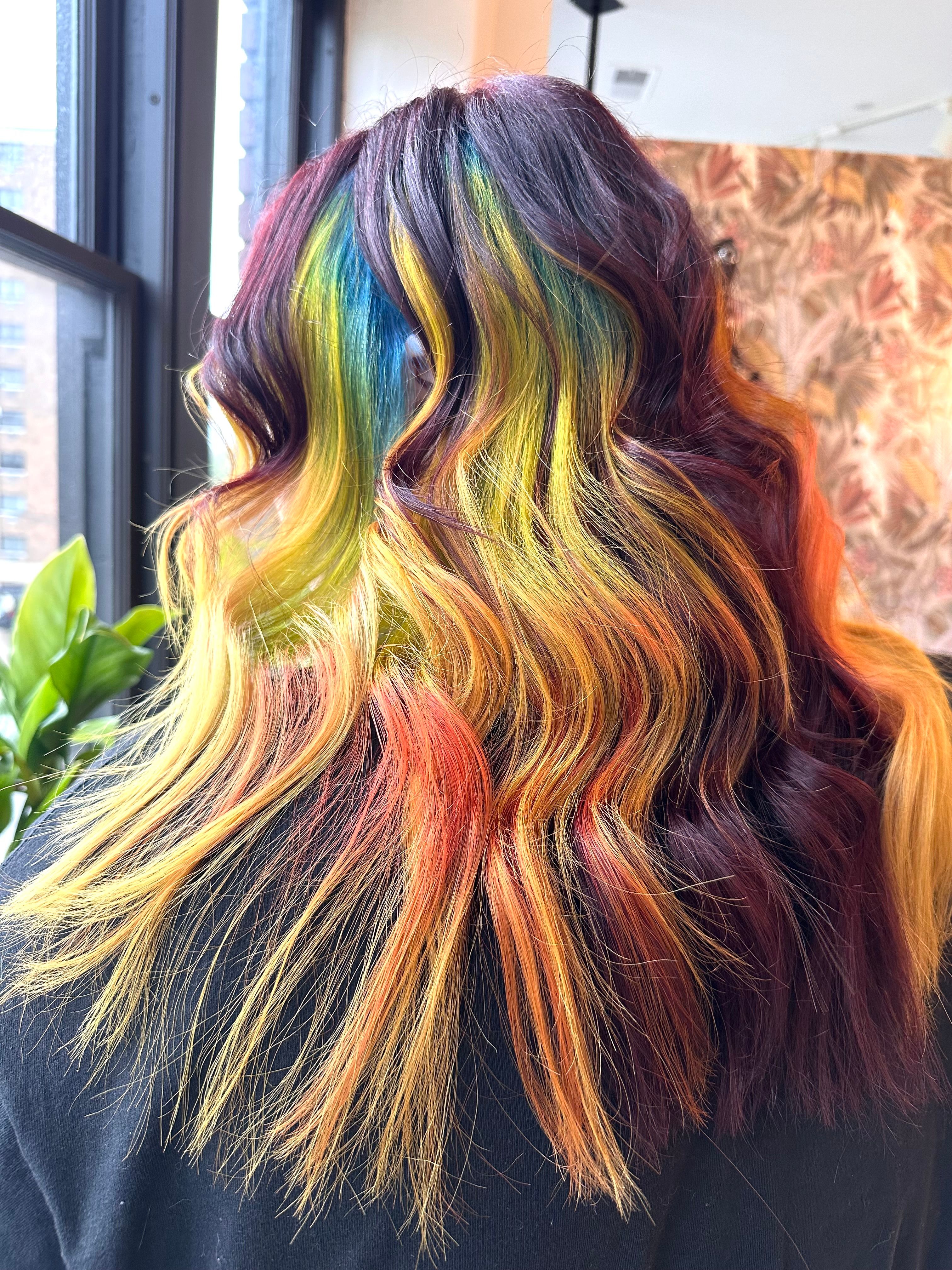 Donna Ironwing — Color Blocking ONESHOT Hair Awards entry