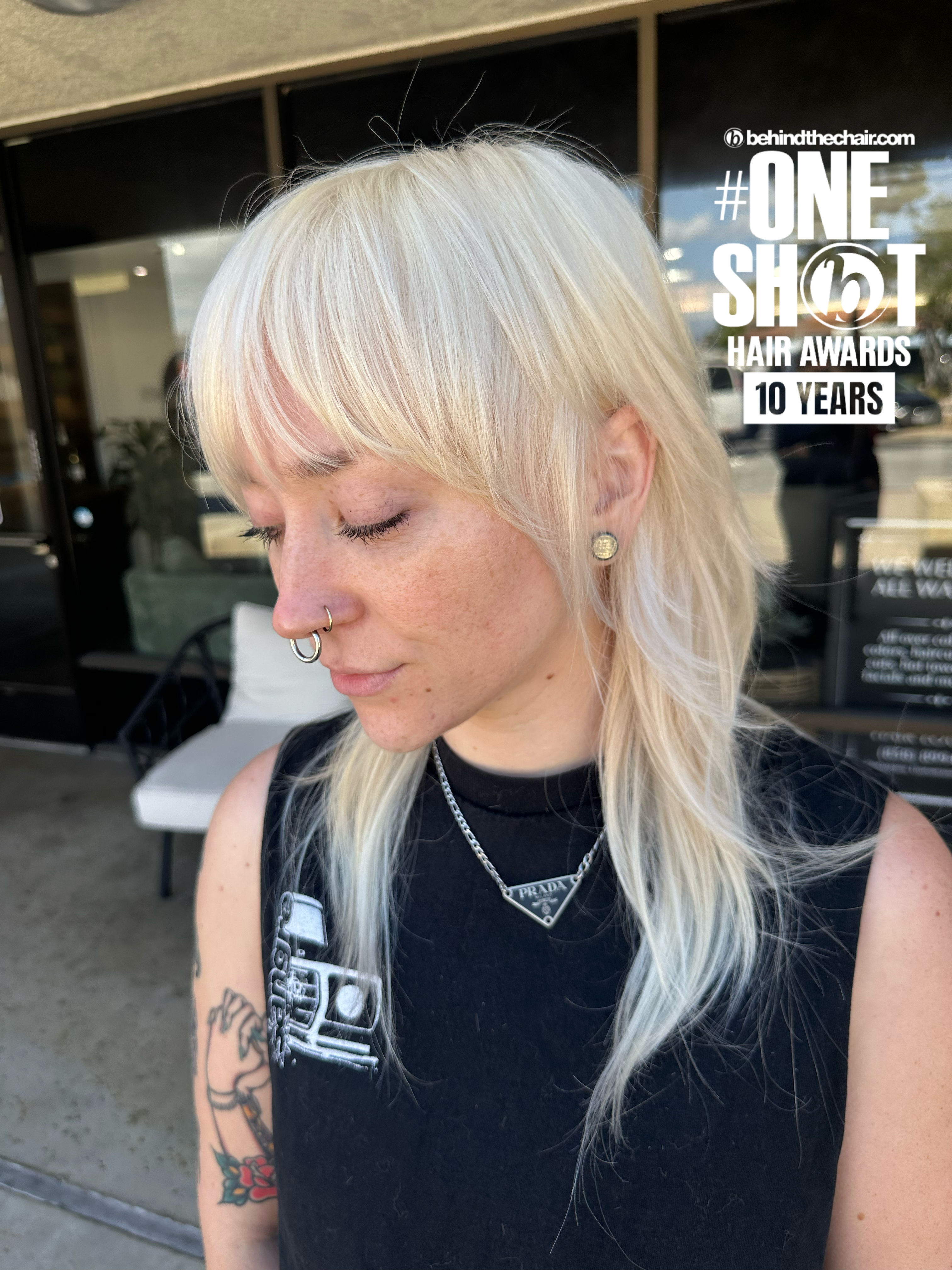 Samantha Miller — Platinum ONESHOT Hair Awards entry