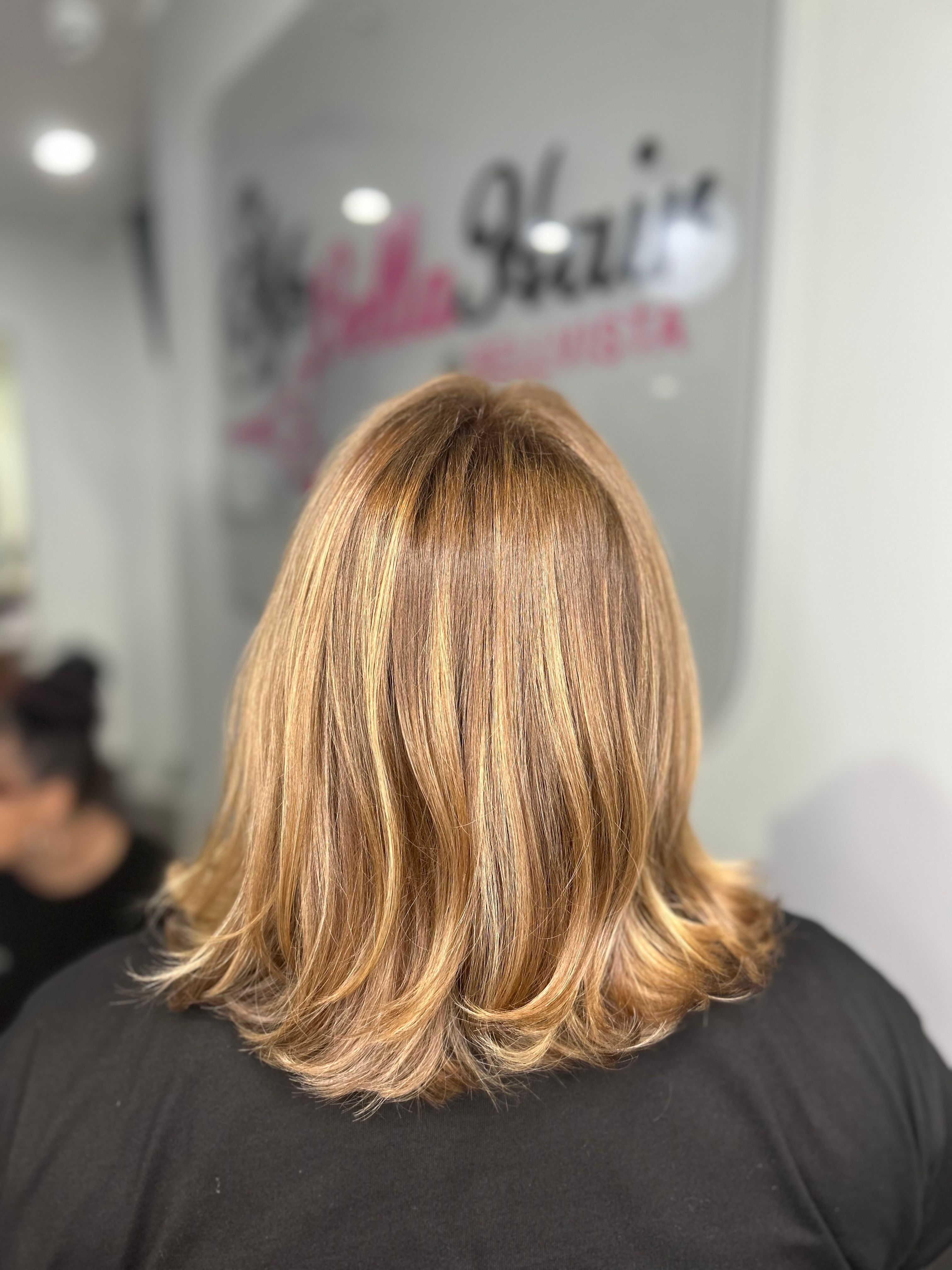 Jazz Andreasen — Warm Balayage ONESHOT Hair Awards entry