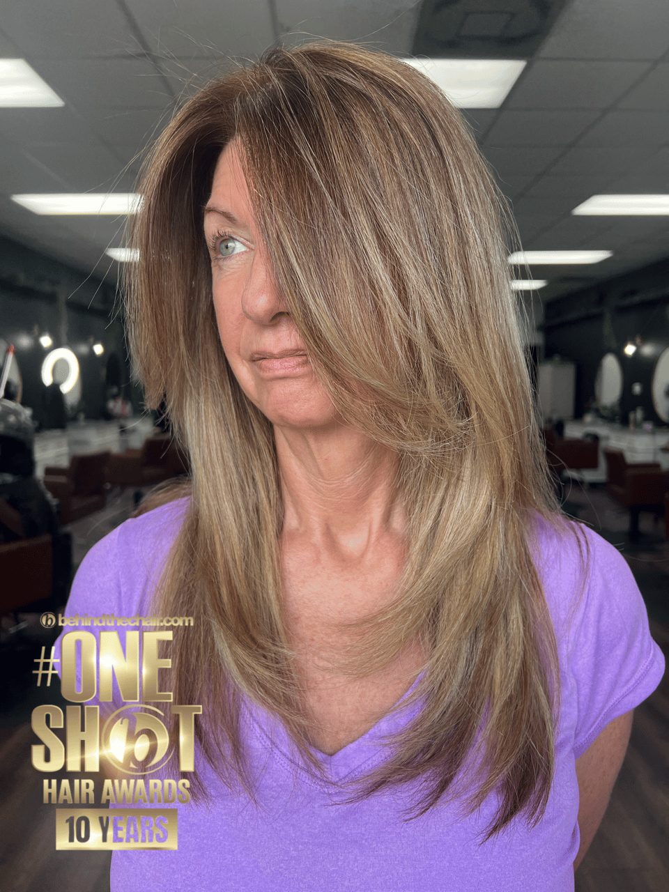 Meagan Guidry — Warm Balayage ONESHOT Hair Awards entry