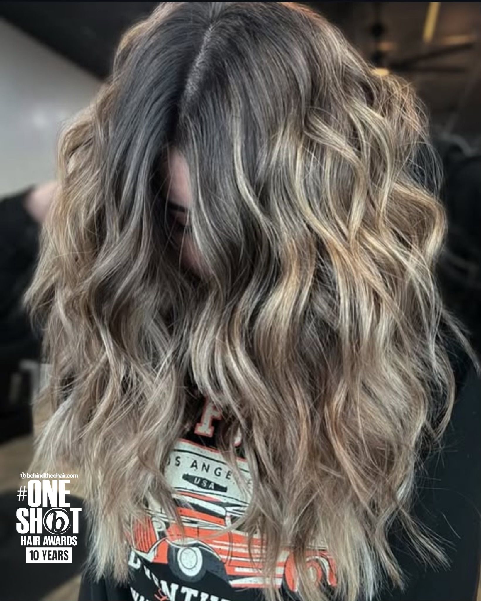 Ashley Maldonado — Warm Balayage ONESHOT Hair Awards entry