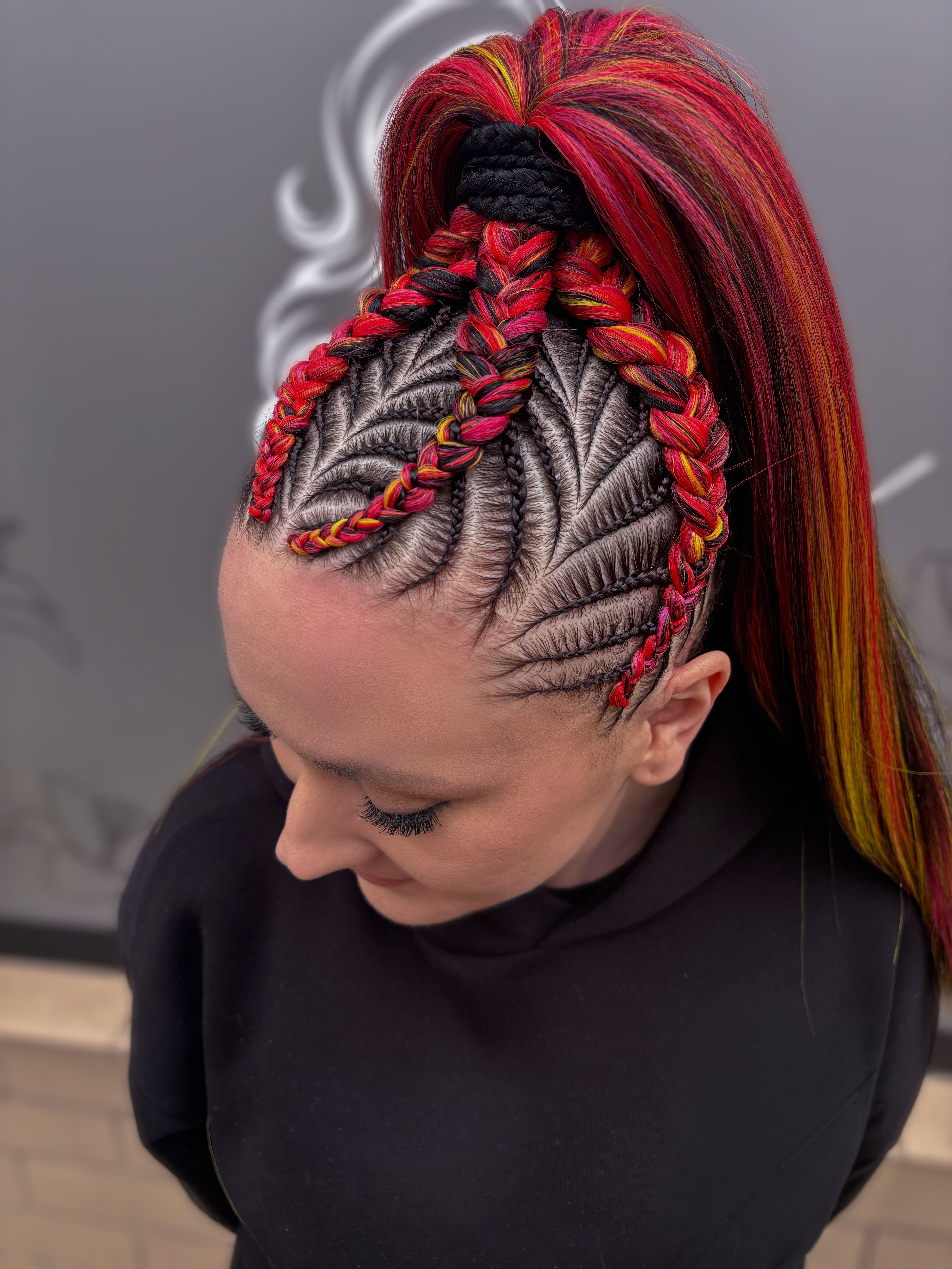 Sarah Rahal — Intricate Braids & Twists ONESHOT Hair Awards entry