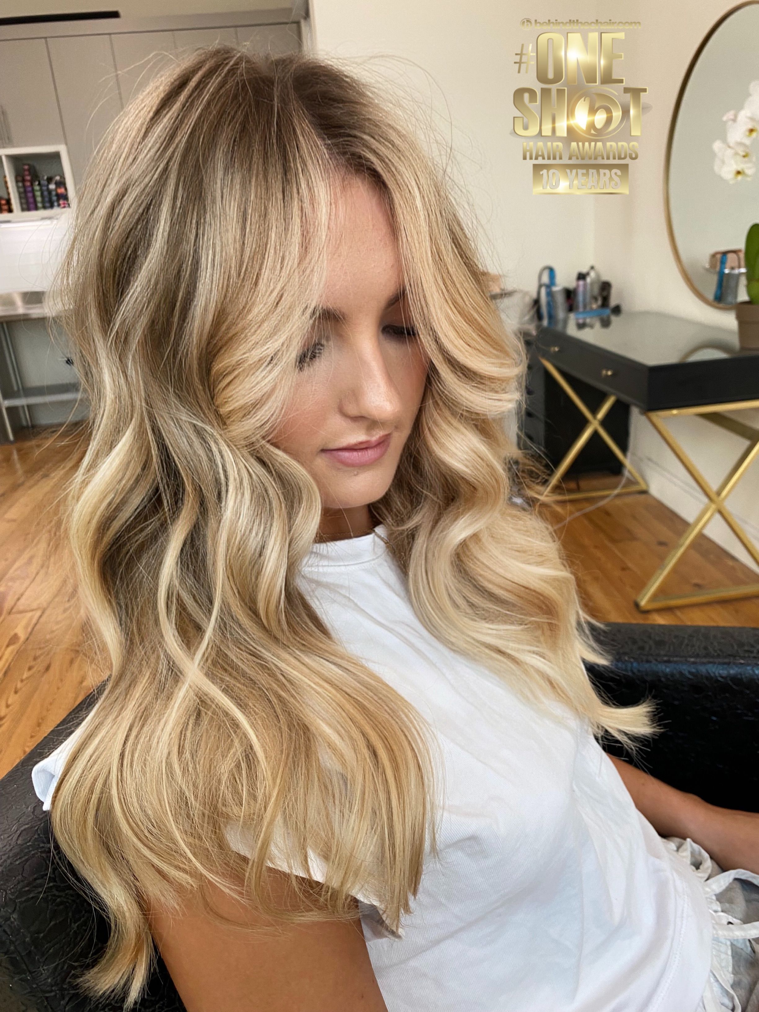 Brett Power — Warm Balayage ONESHOT Hair Awards entry