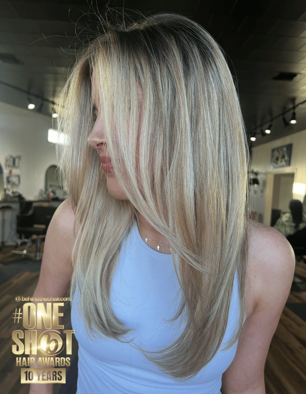 Meagan Guidry — Blondes ONESHOT Hair Awards entry