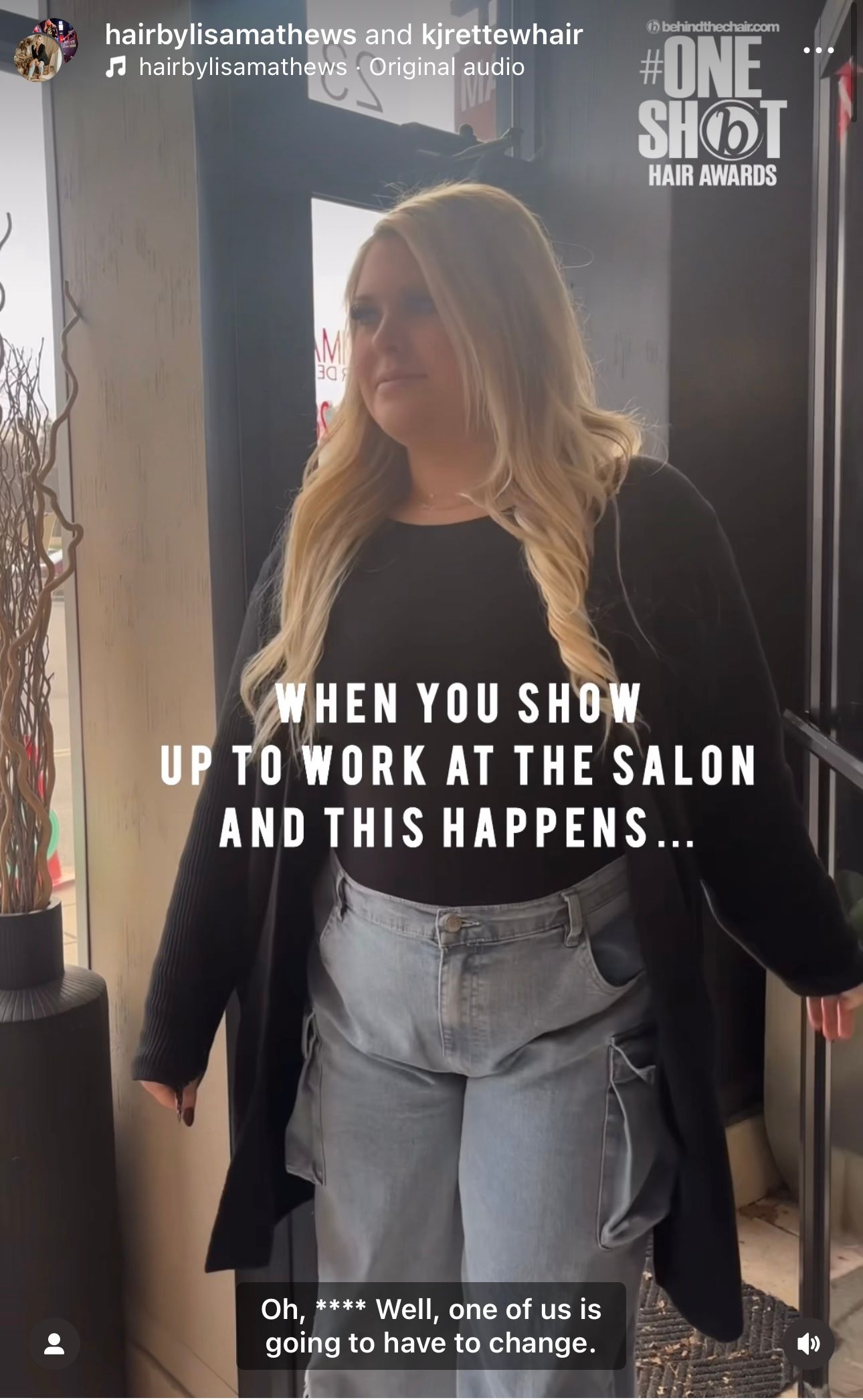 Lisa Mathews — Funny Video ONESHOT Hair Awards entry