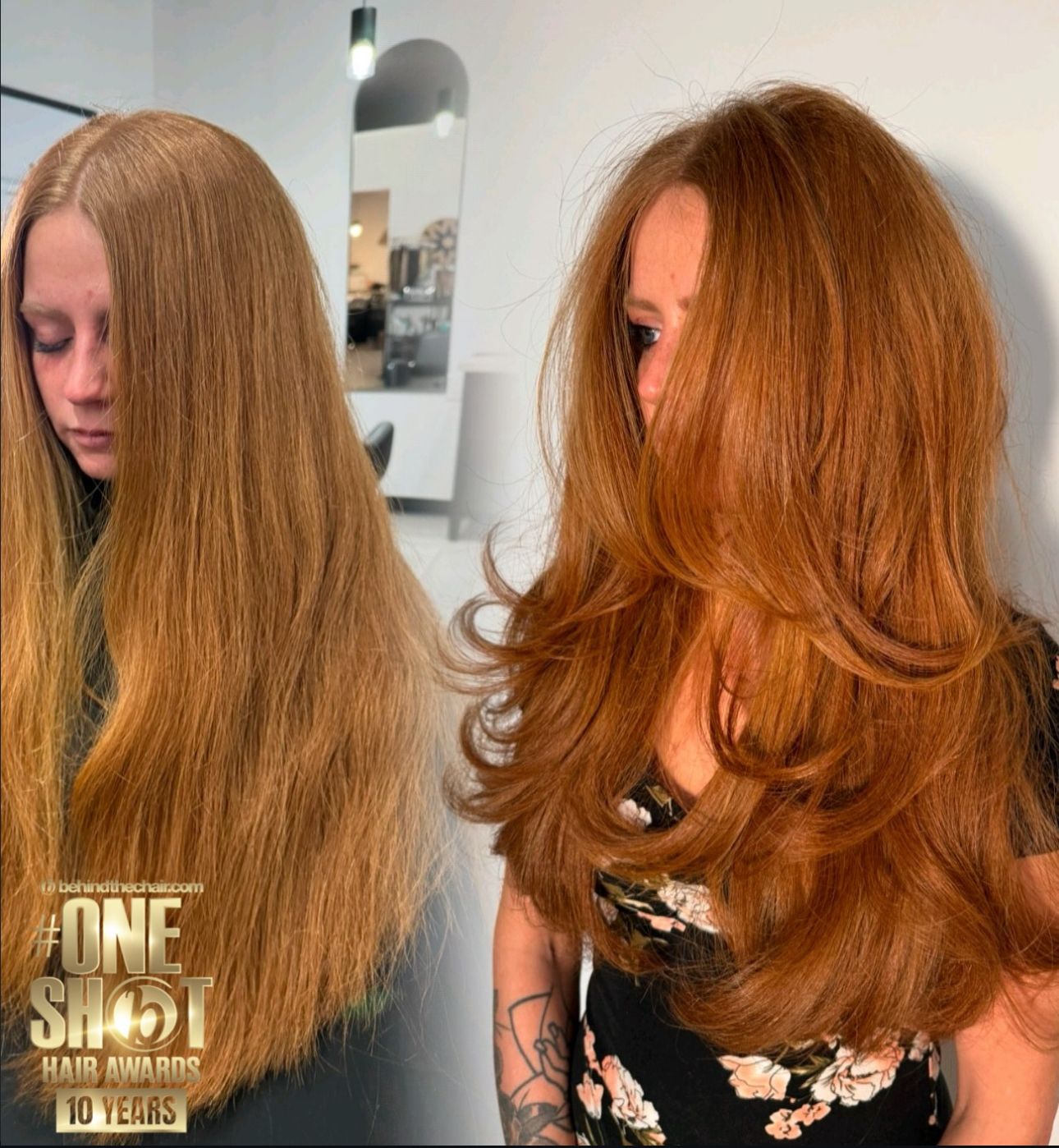 Lindsey Flores-Biroth — Cut Transformation ONESHOT Hair Awards entry