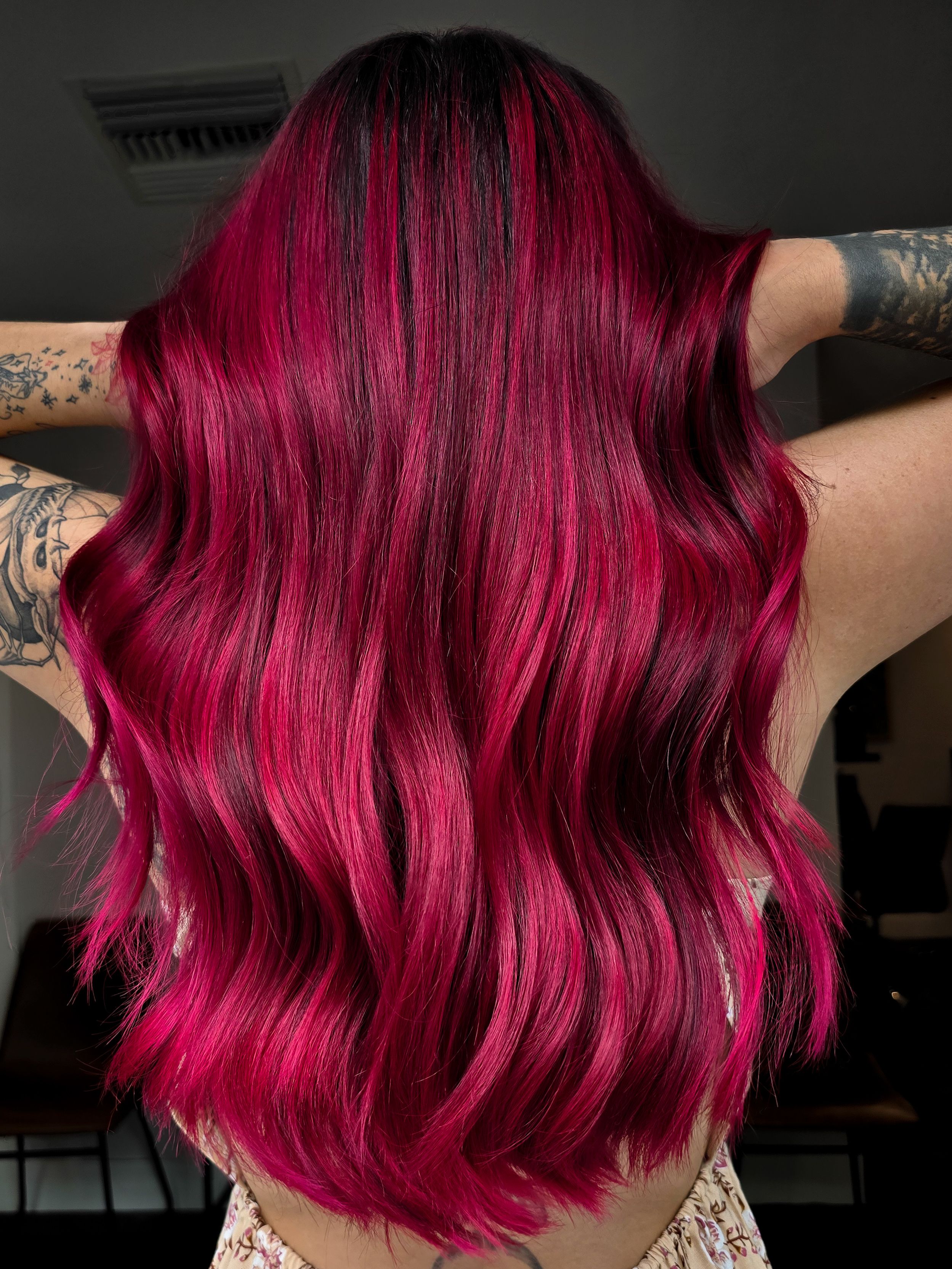 Ayla LA Pierre — Reds ONESHOT Hair Awards entry