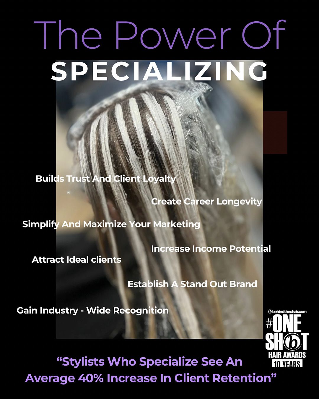 Lee Spencer — Educational Post ONESHOT Hair Awards entry