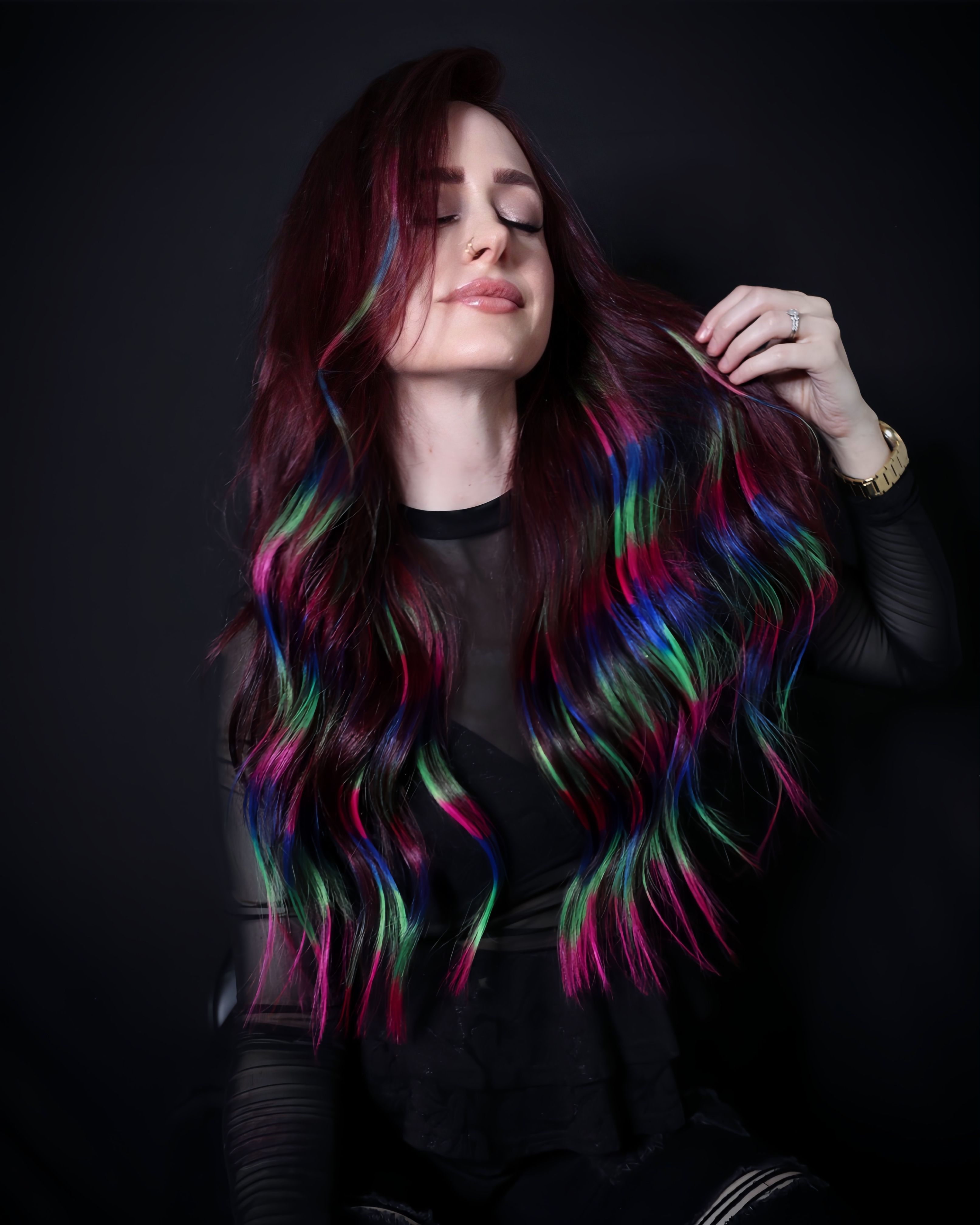 Brittney Tanzer — Color Blocking ONESHOT Hair Awards entry