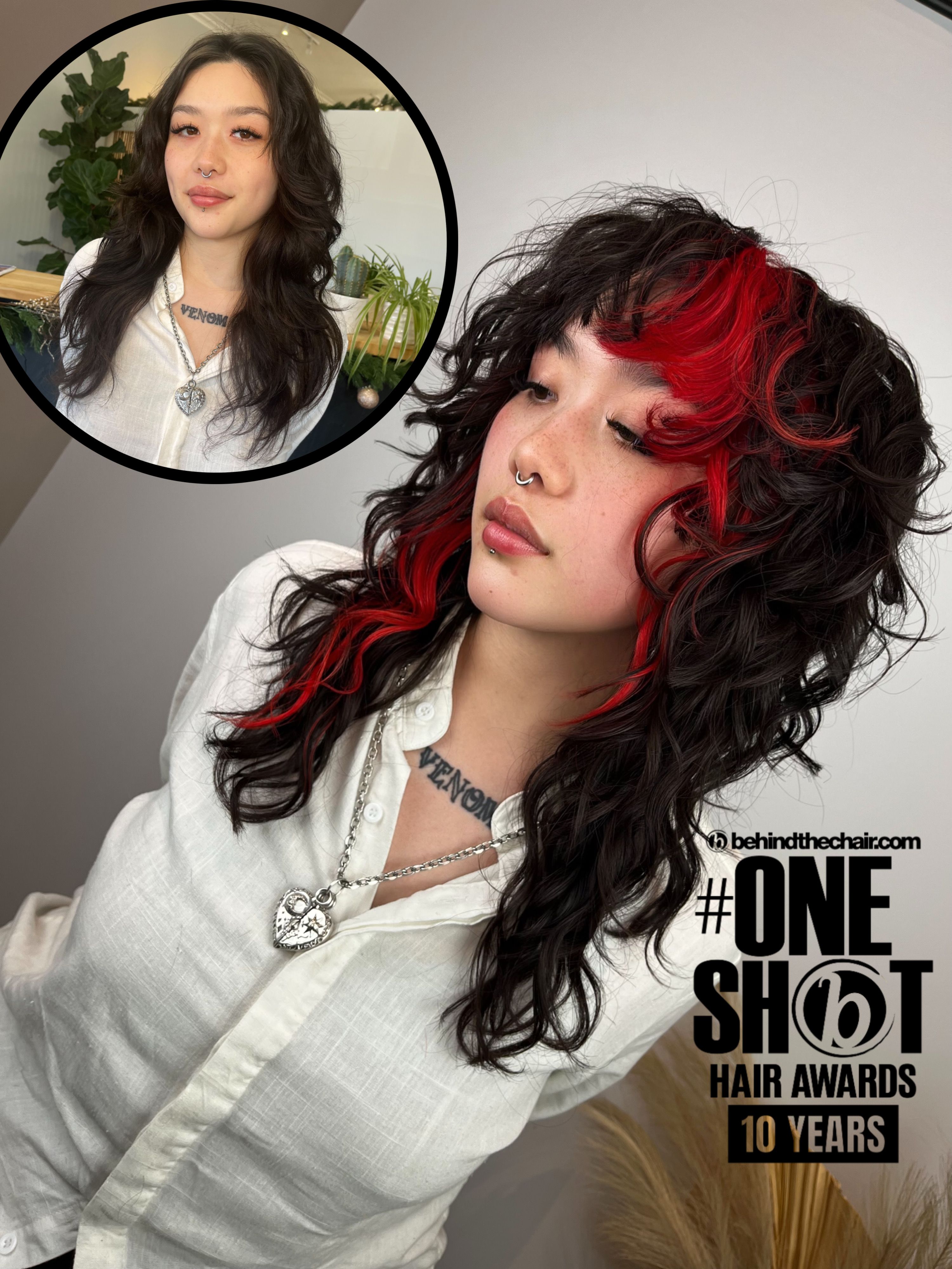 Tahia Sanders — Cut Transformation ONESHOT Hair Awards entry