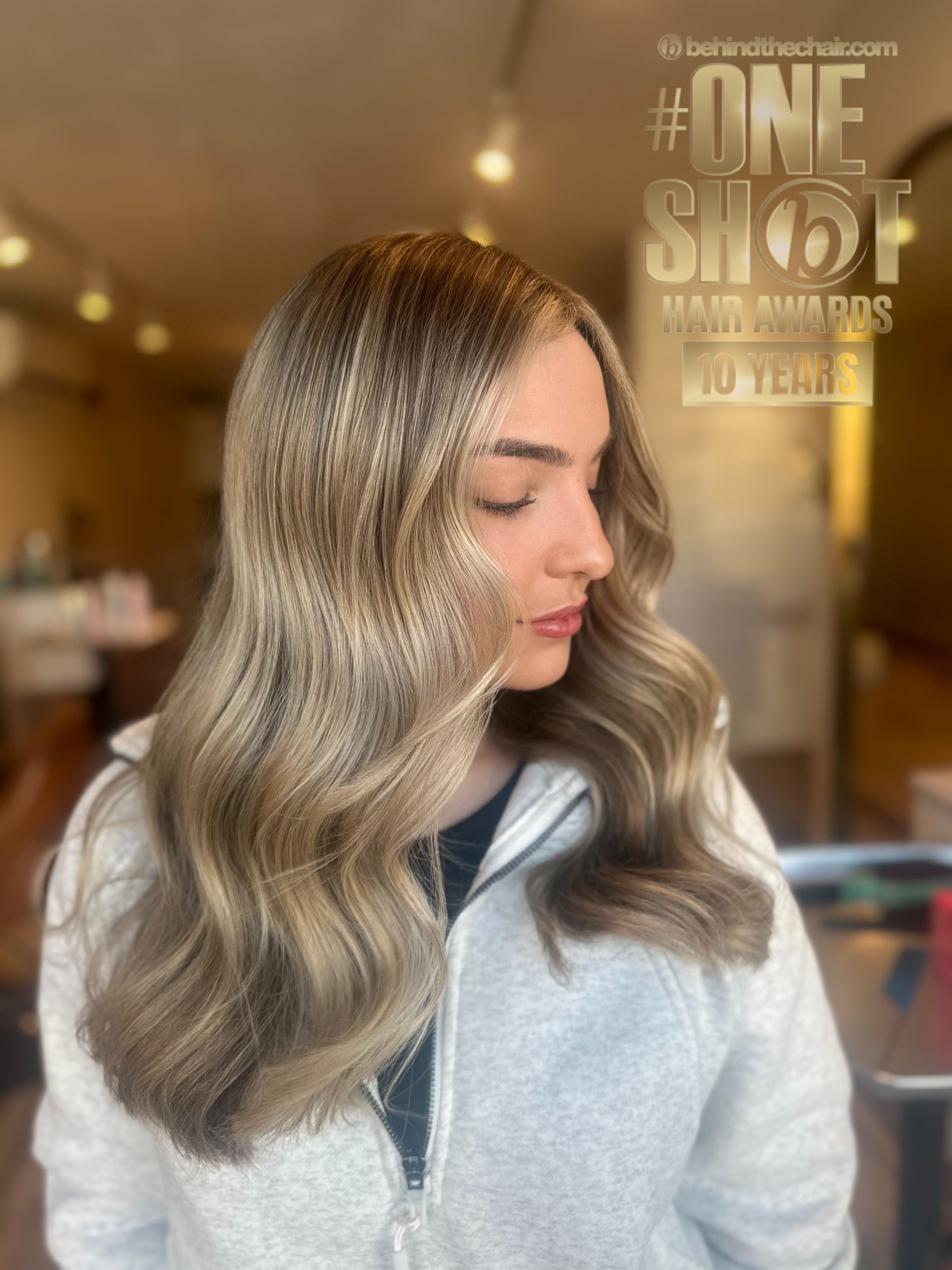 Courtney Dillon — Warm Balayage ONESHOT Hair Awards entry