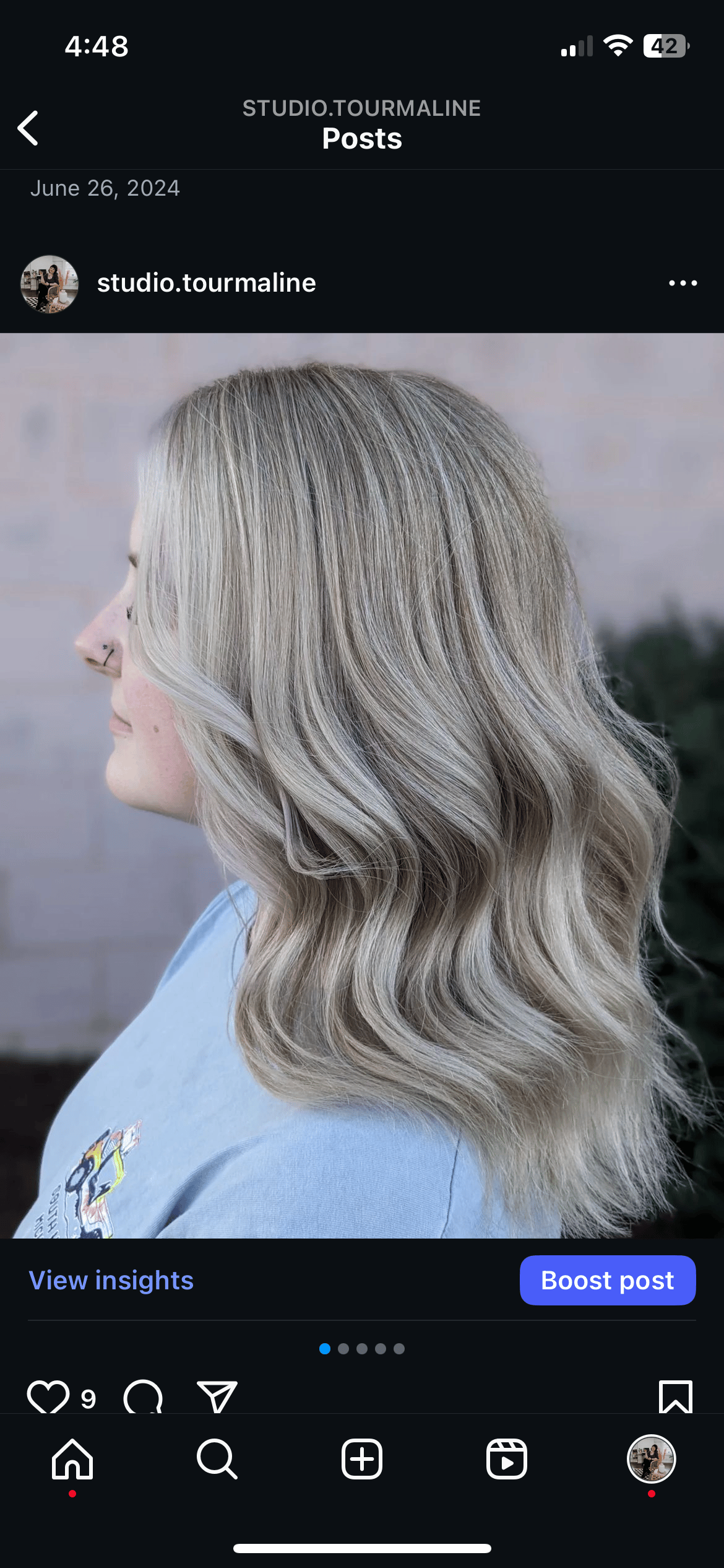 Jessica Swartzentruber — Cool Balayage ONESHOT Hair Awards entry