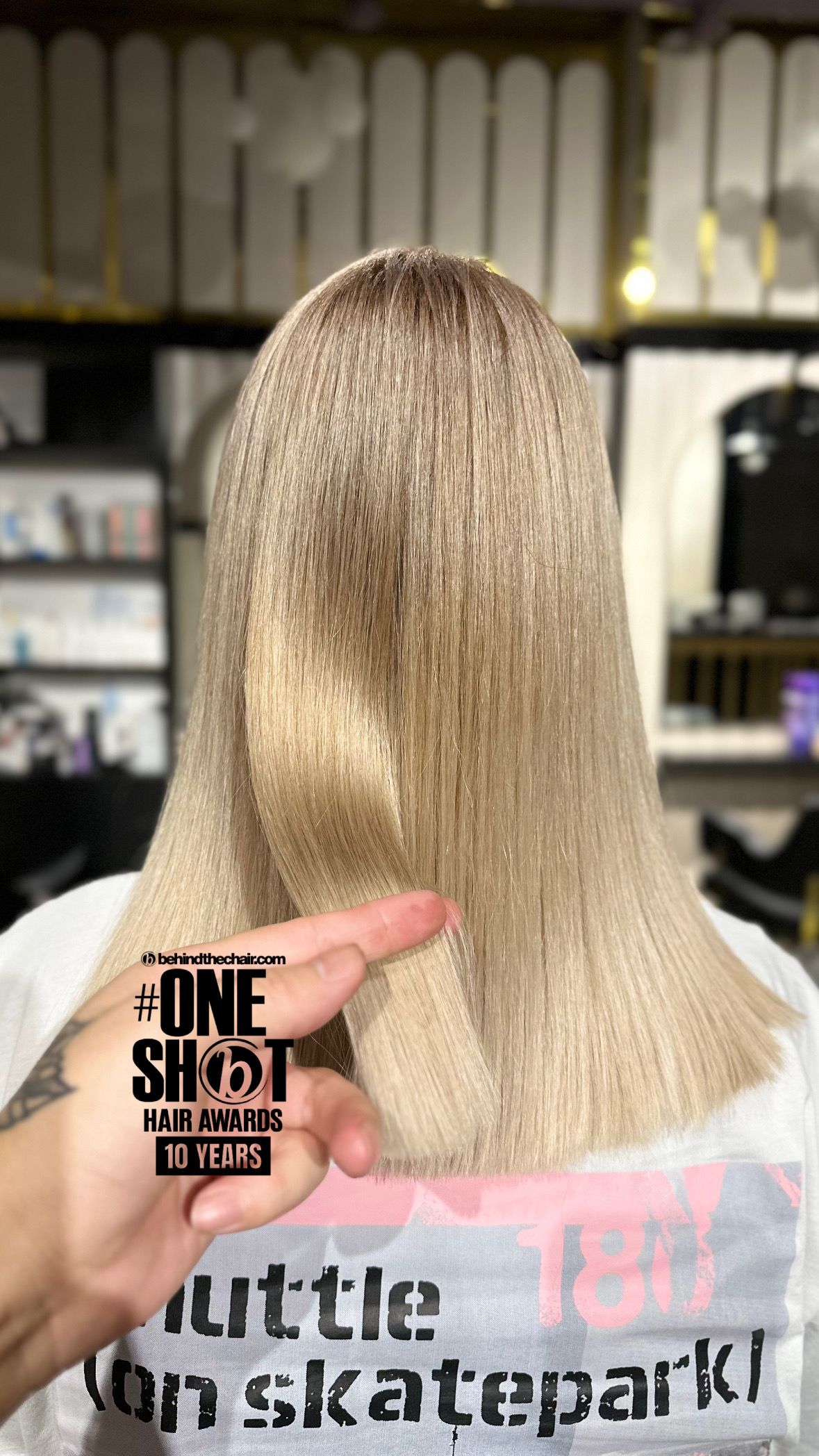 Nurbek Yeskaliyev — Blondes ONESHOT Hair Awards entry