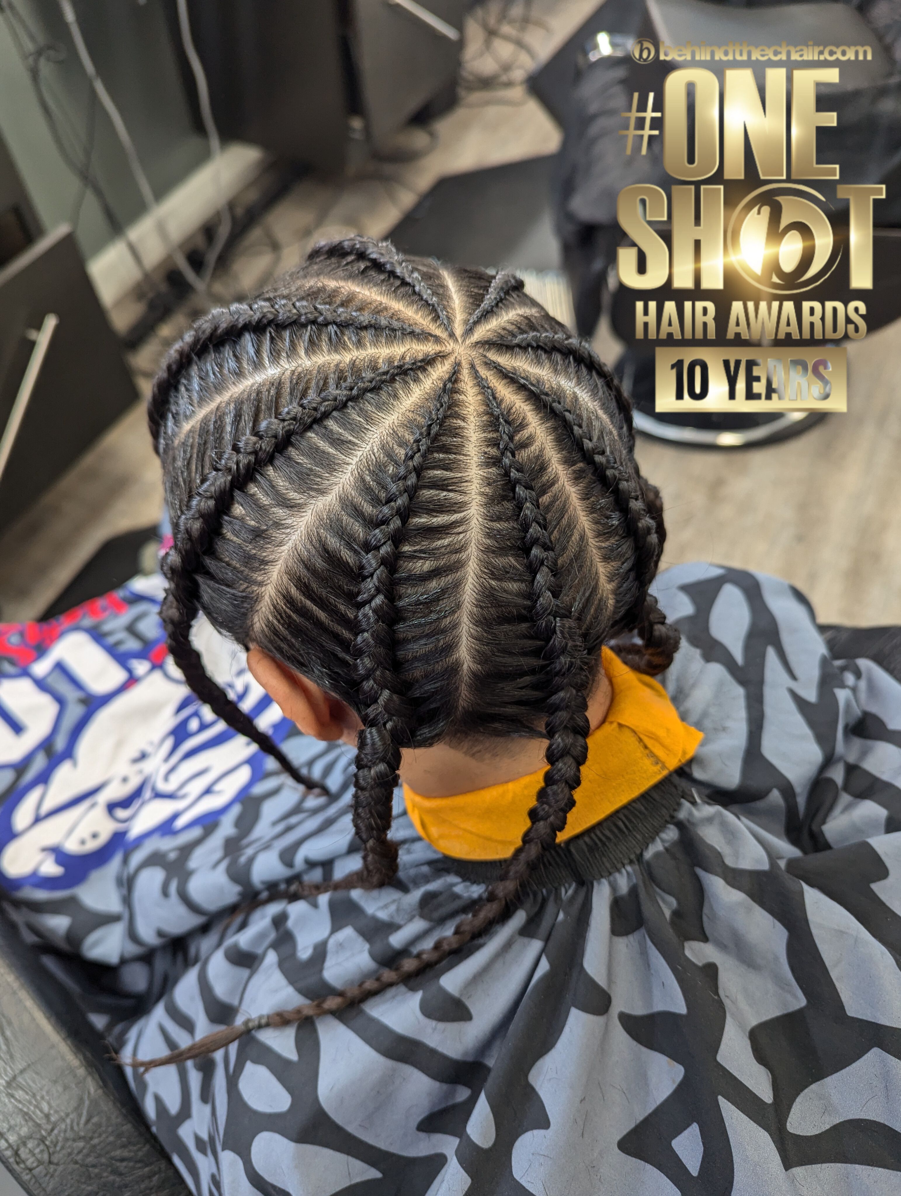 Steve Villanueva — Intricate Braids & Twists ONESHOT Hair Awards entry