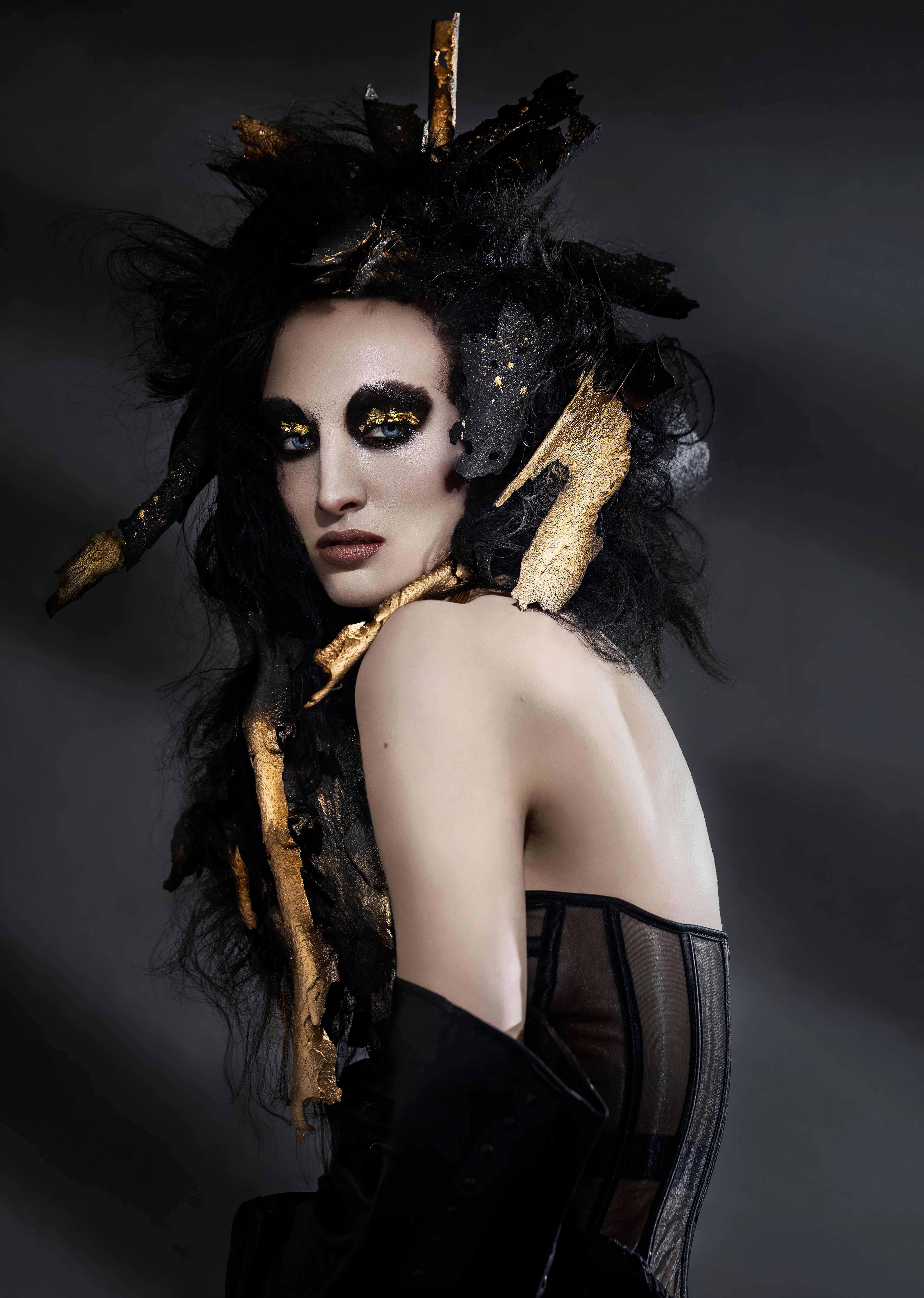 Ton Terburg — Editorial Makeup Shot ONESHOT Hair Awards entry