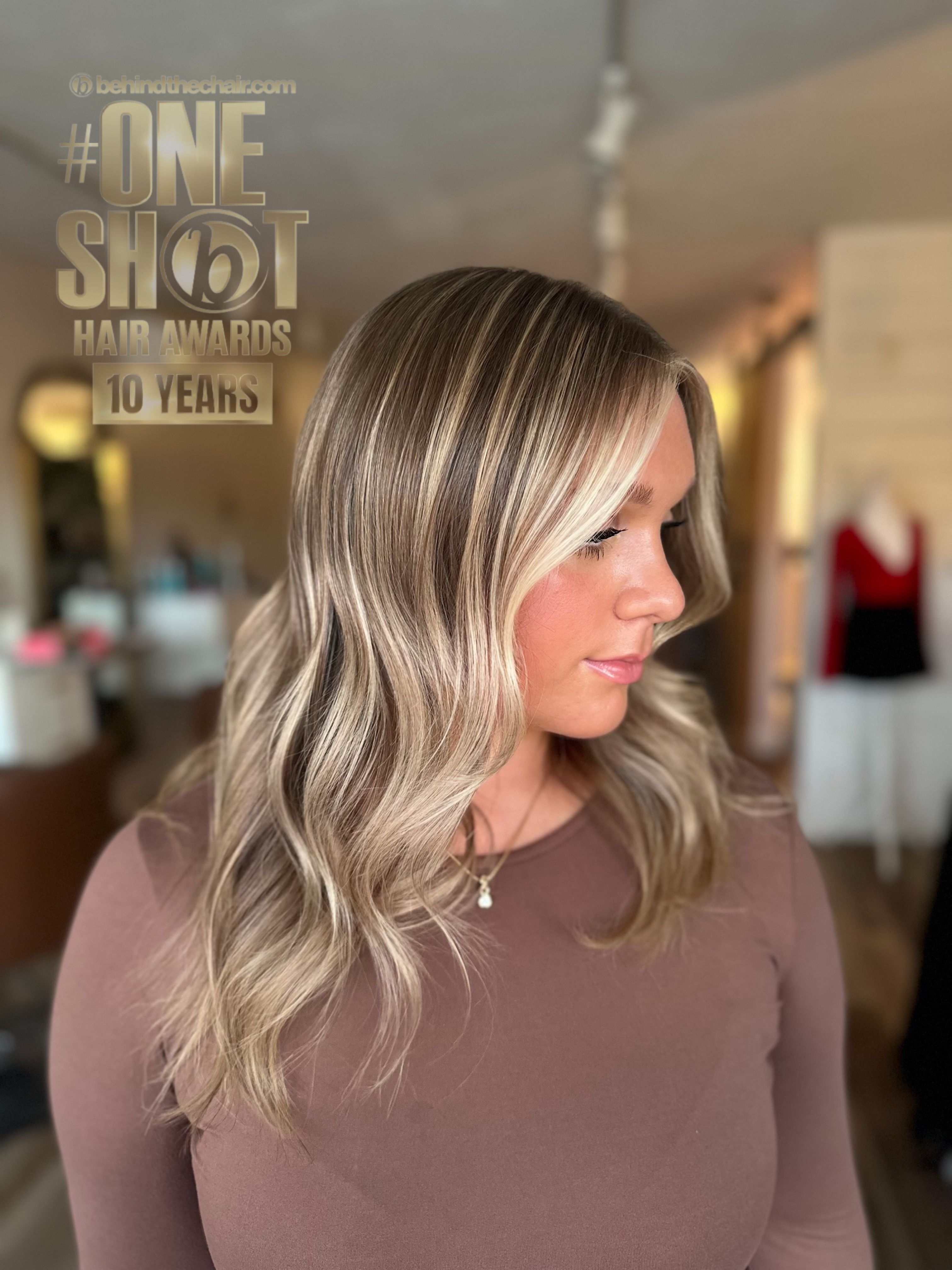 Courtney Dillon — Warm Balayage ONESHOT Hair Awards entry