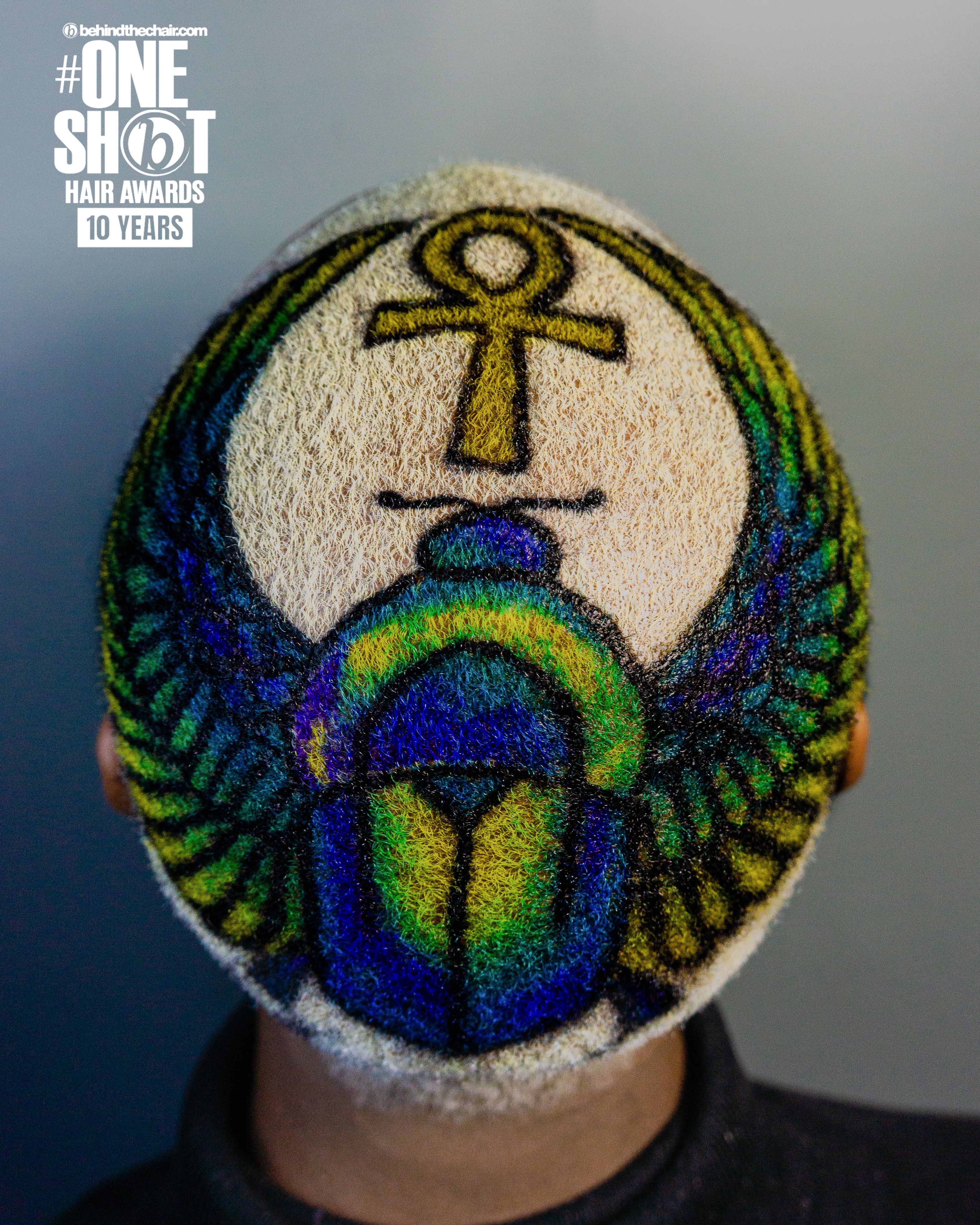 Tankiso Mofolo — Hair Tattoo ONESHOT Hair Awards entry