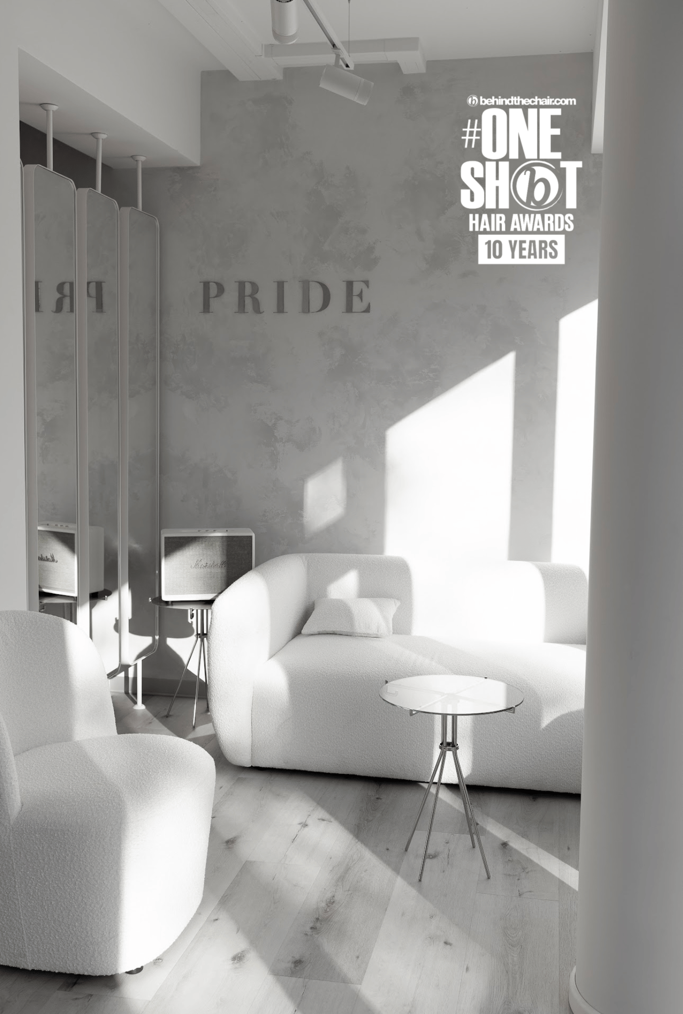 Pride Mens Salon — Salon Decor ONESHOT Hair Awards entry