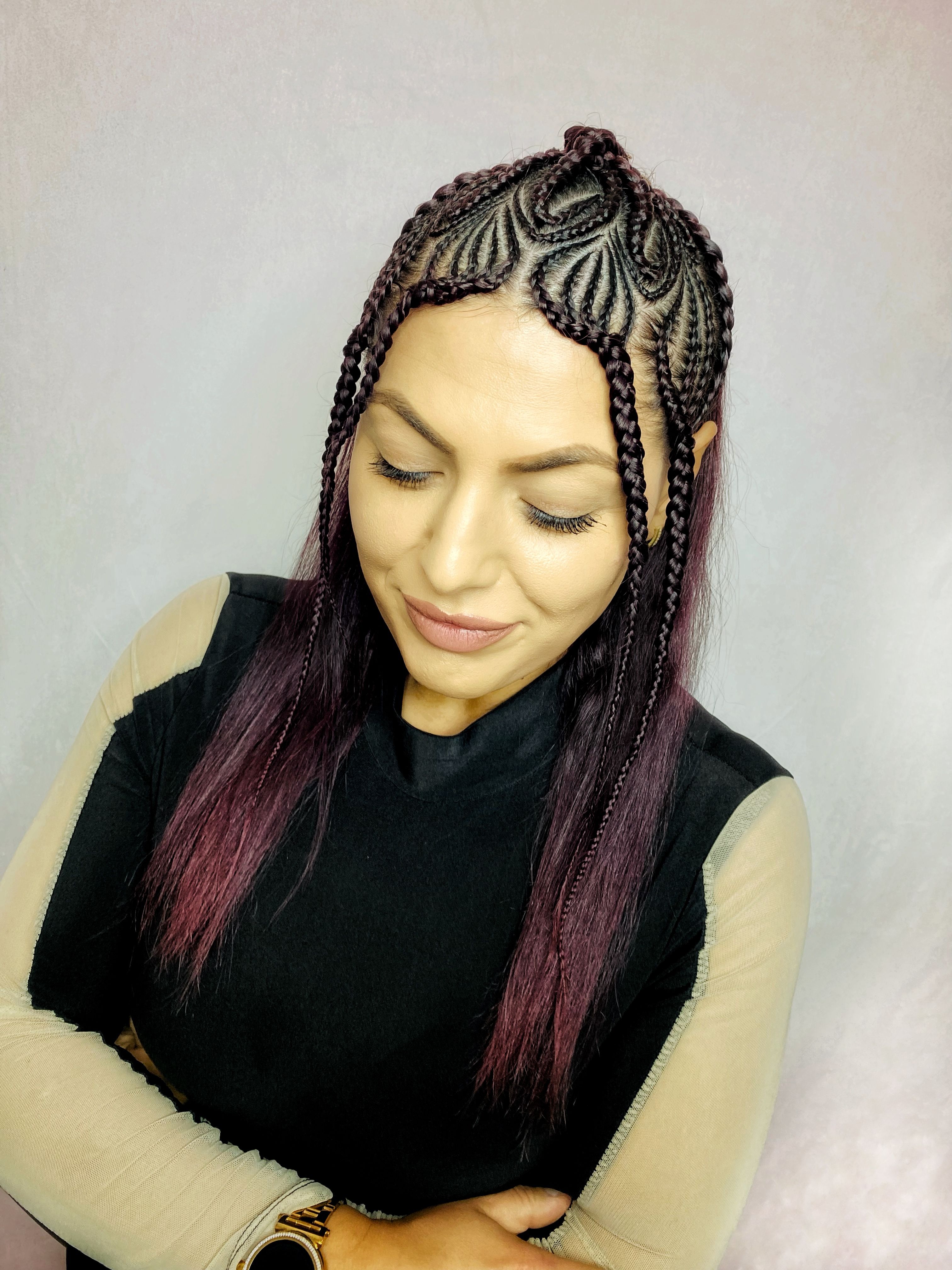 Alla Zemite — Intricate Braids & Twists ONESHOT Hair Awards entry