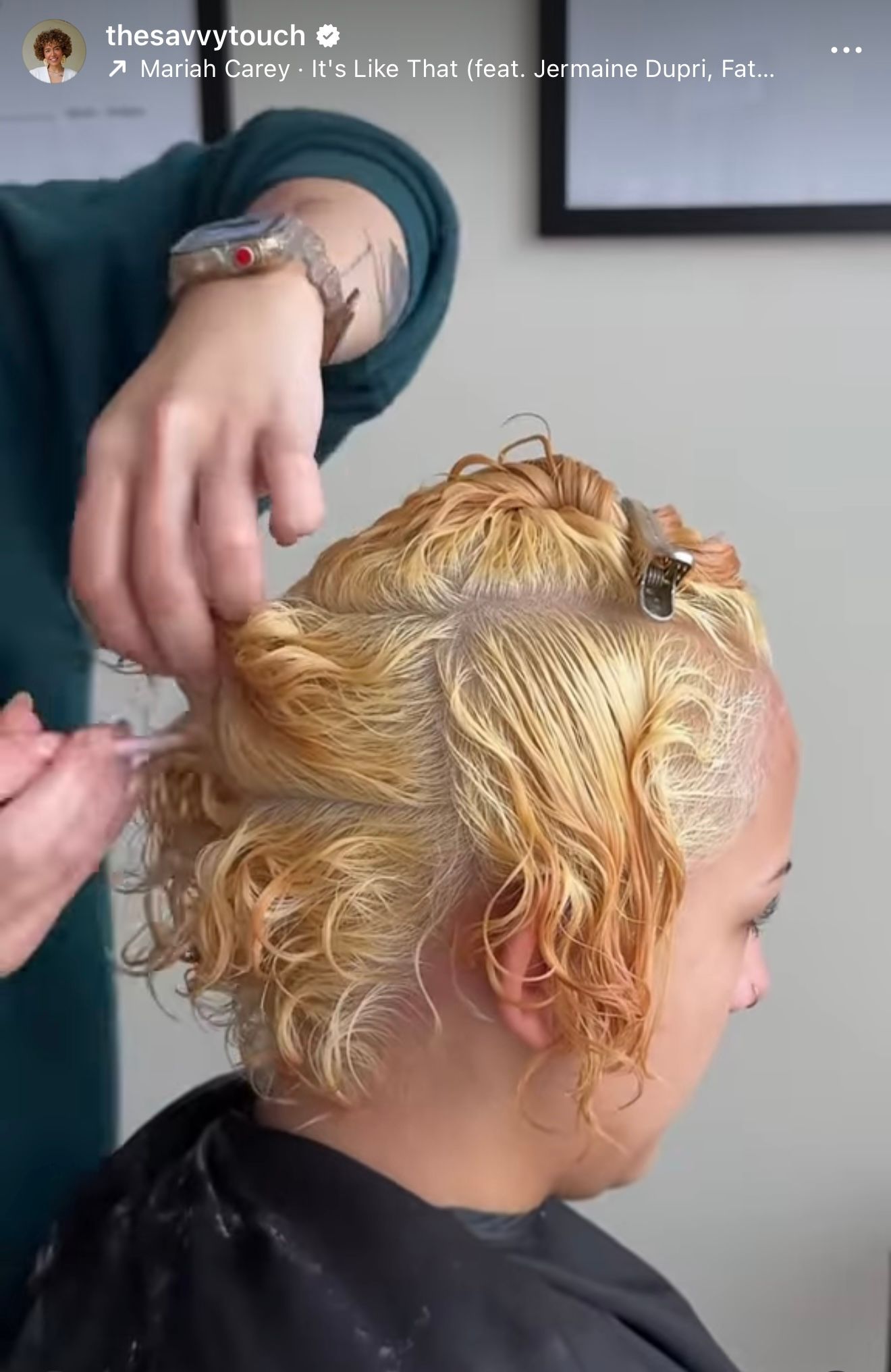 Savannah Hicks — Cut Video ONESHOT Hair Awards entry