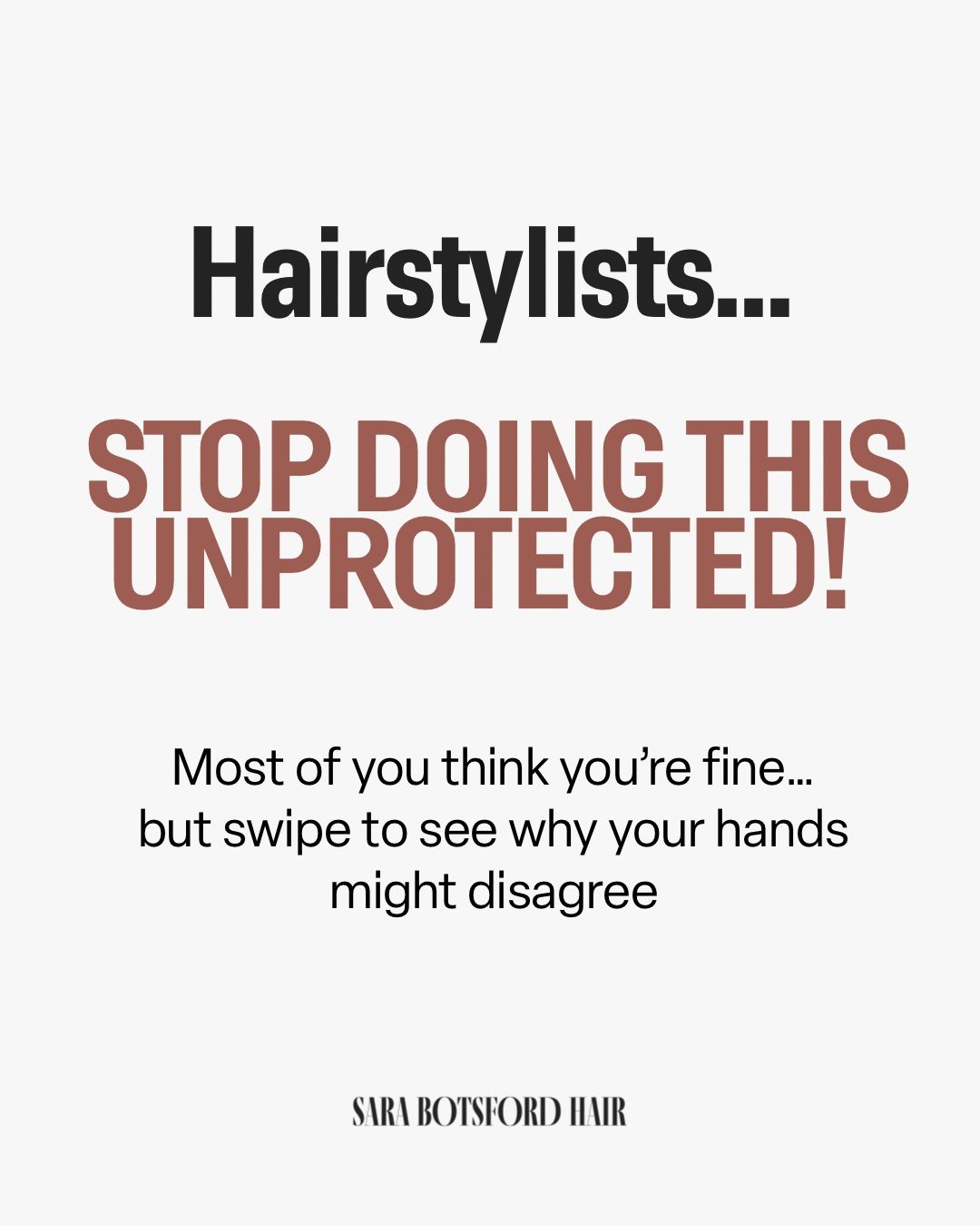 Sara Botsford — Educational Post ONESHOT Hair Awards entry