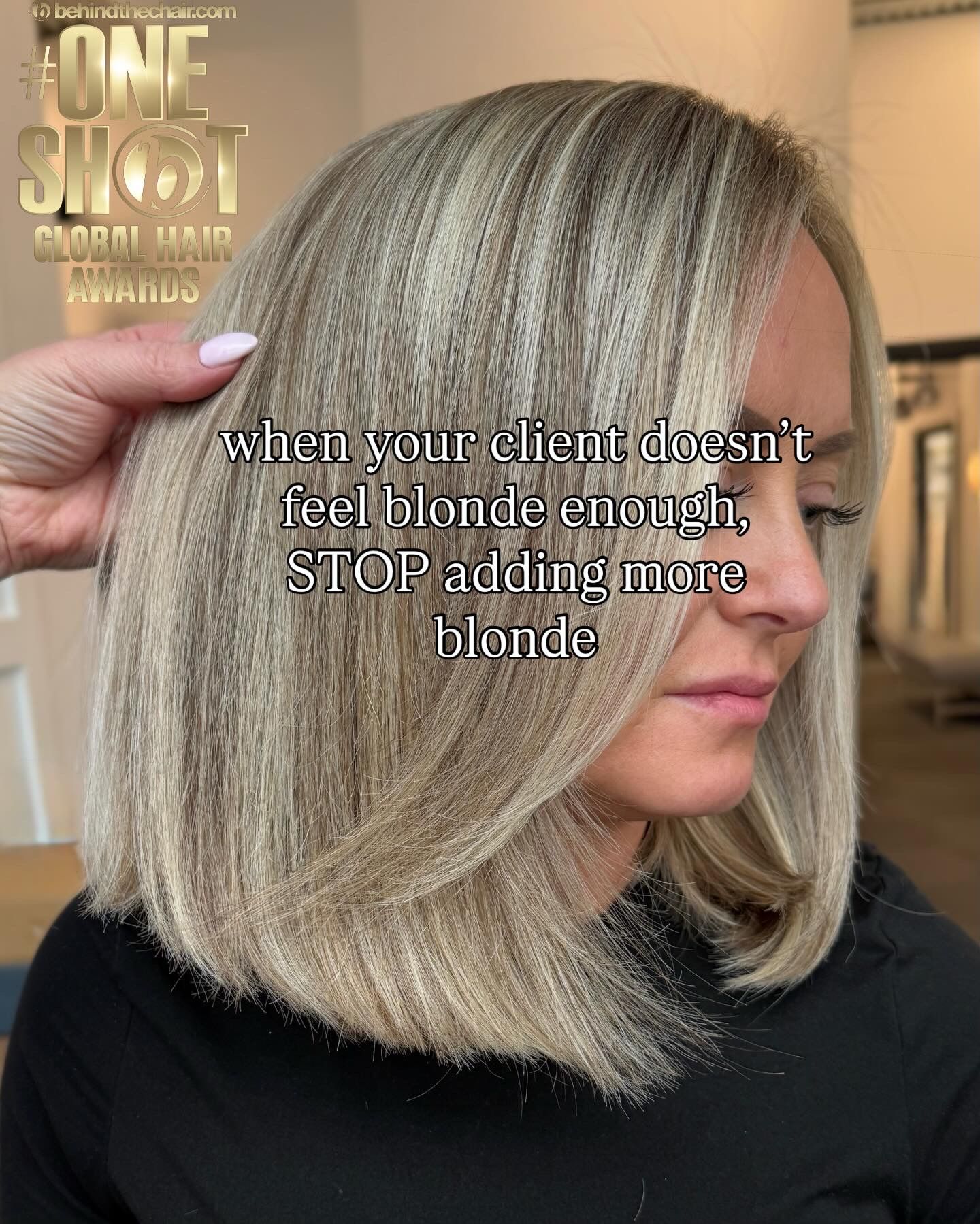 Bobbie Murray — Educational Post ONESHOT Hair Awards entry