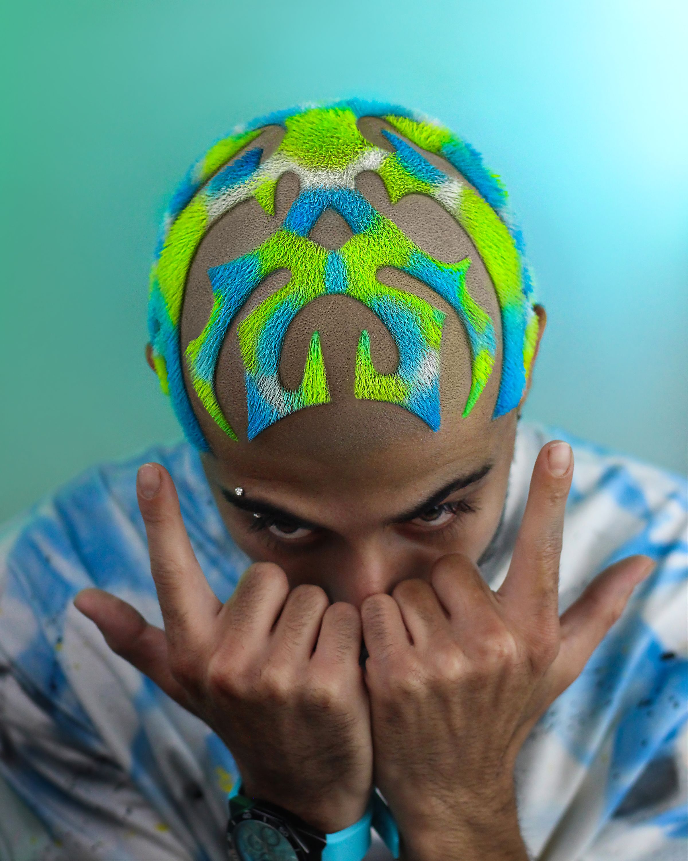 Mohammad Yeganeh — Hair Tattoo ONESHOT Hair Awards entry
