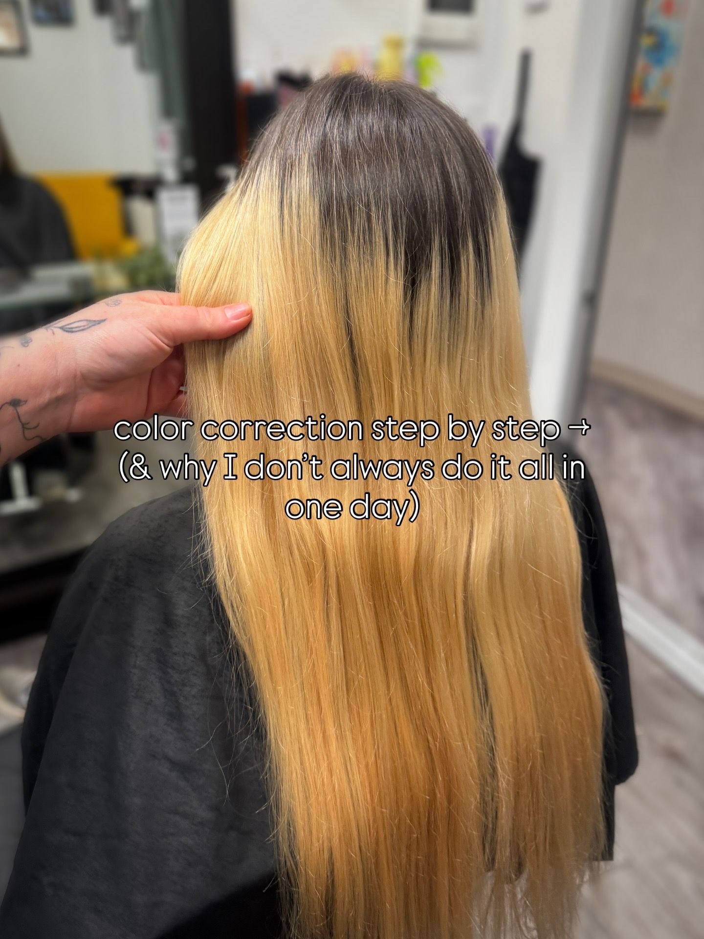 Taylor Eppard — Educational Post ONESHOT Hair Awards entry