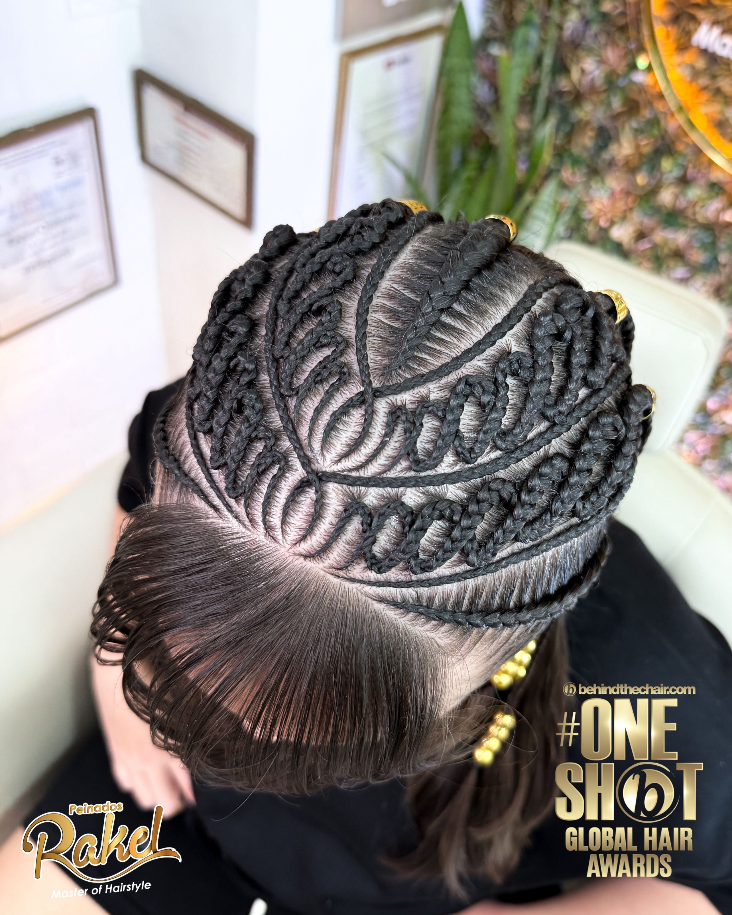 Rakel Quintero — Intricate Braids & Twists ONESHOT Hair Awards entry