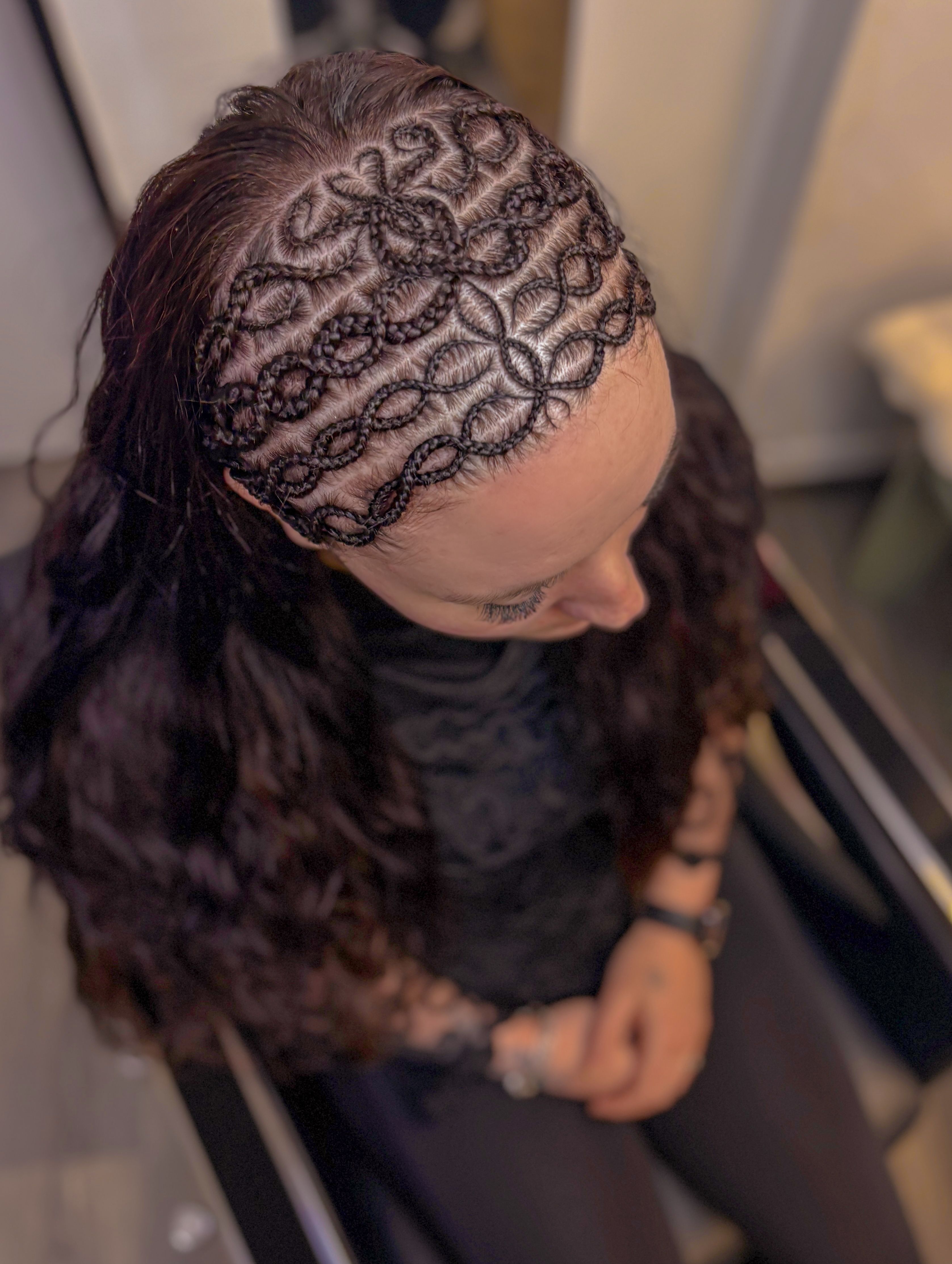 Sarah Rahal — Intricate Braids & Twists ONESHOT Hair Awards entry