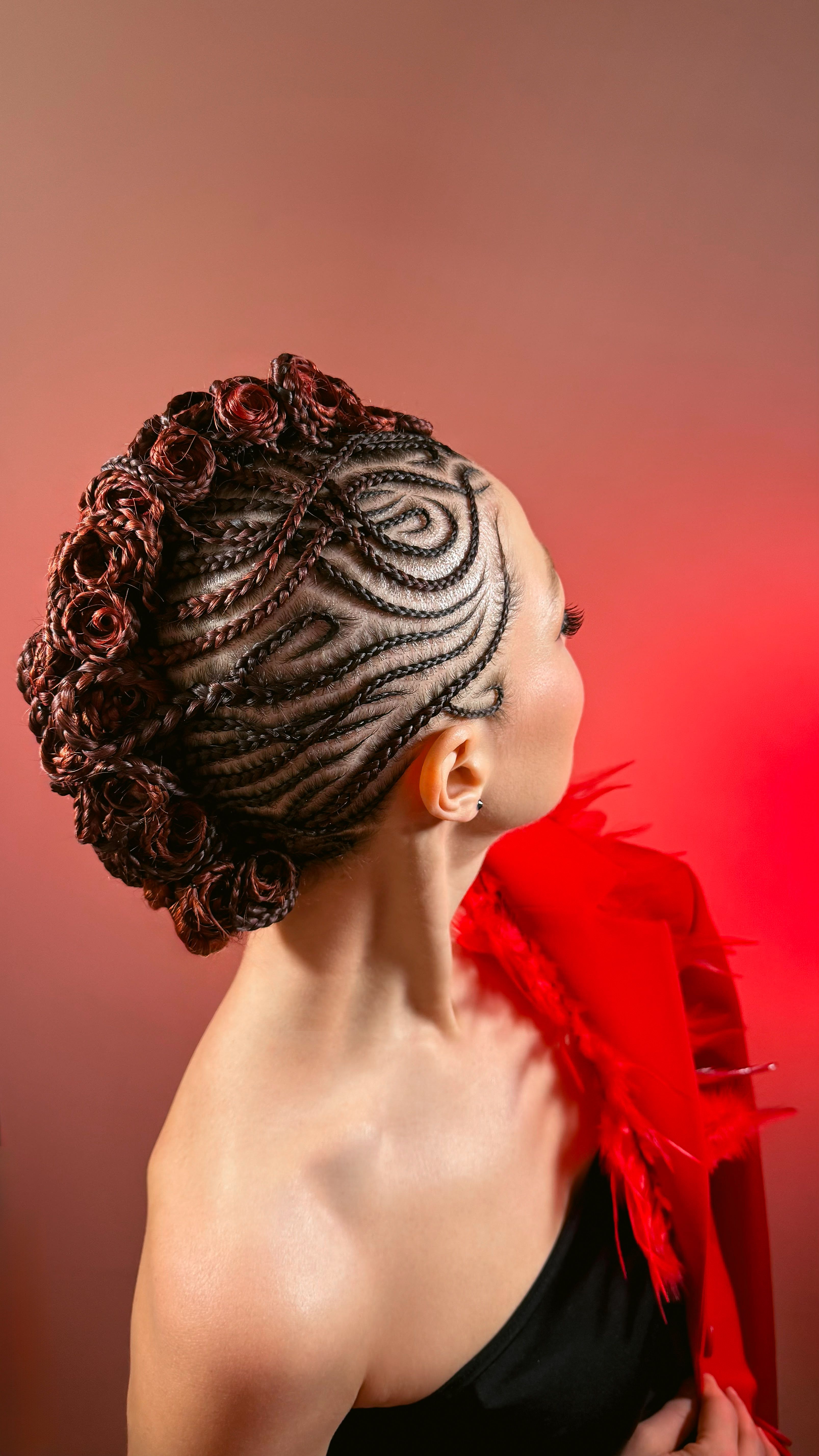 Dasha Zhukova — Intricate Braids & Twists ONESHOT Hair Awards entry