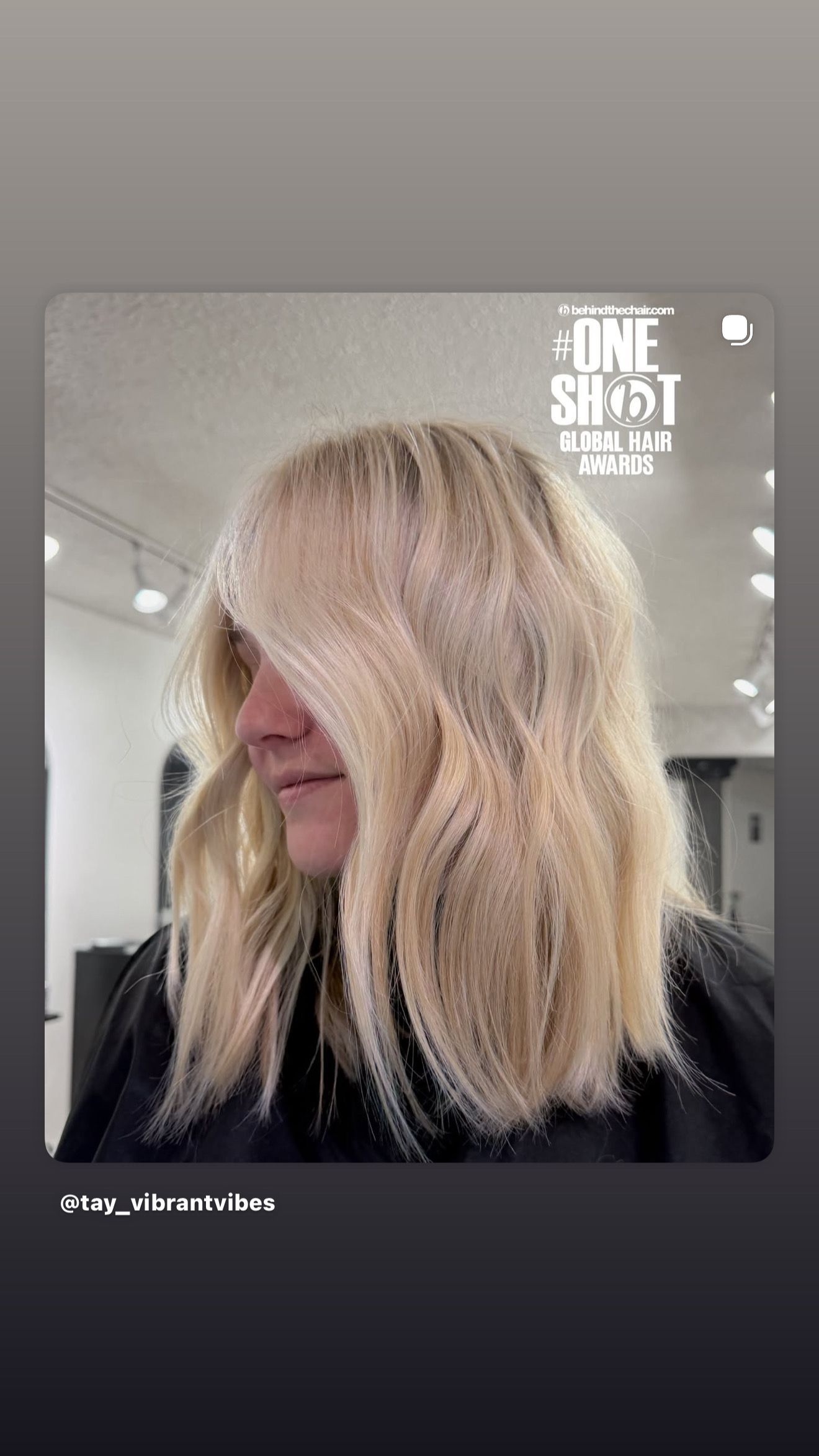 Taylon Hayes — Blondes ONESHOT Hair Awards entry