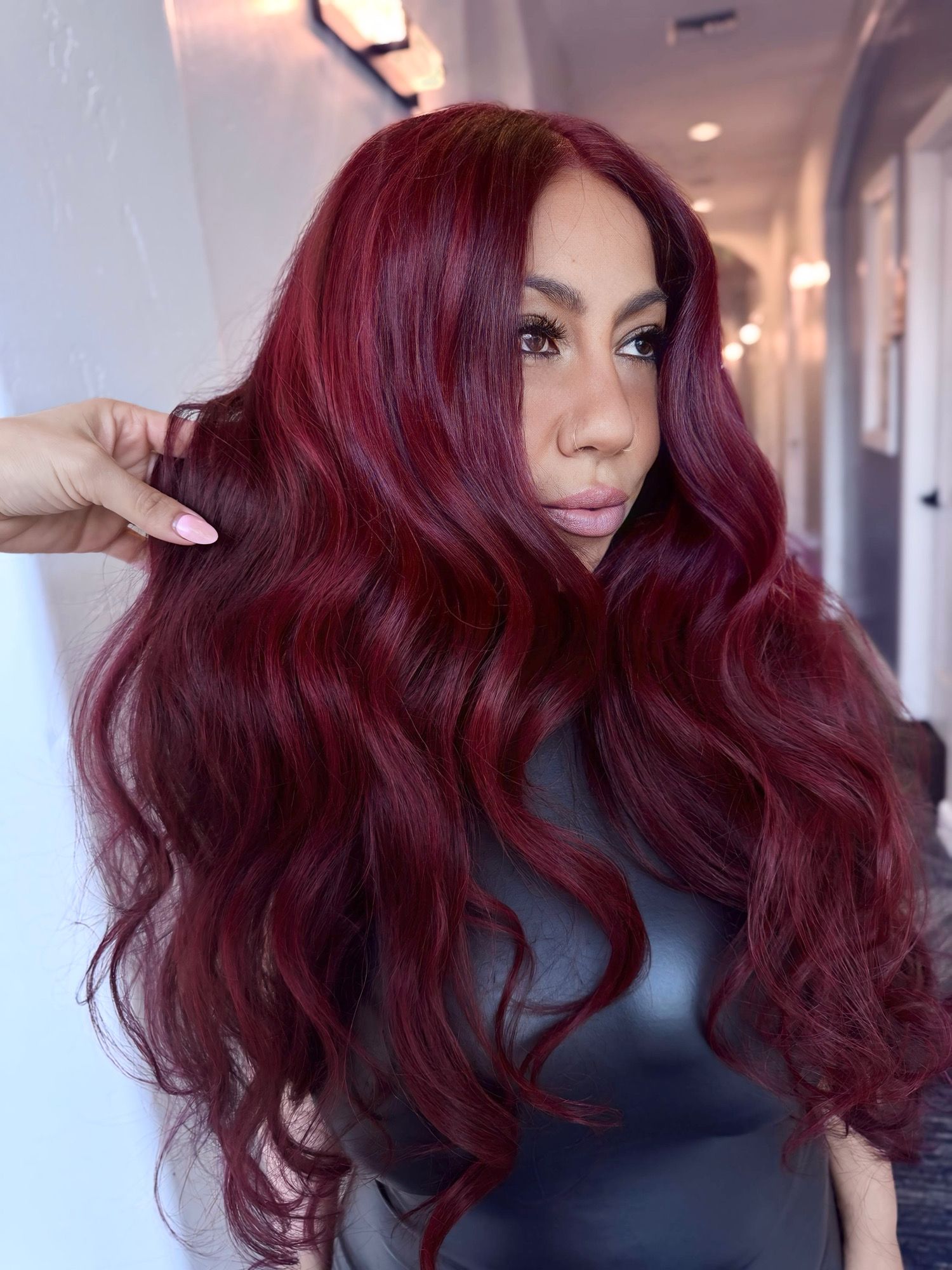 Dezerae Elizondo — Reds ONESHOT Hair Awards entry