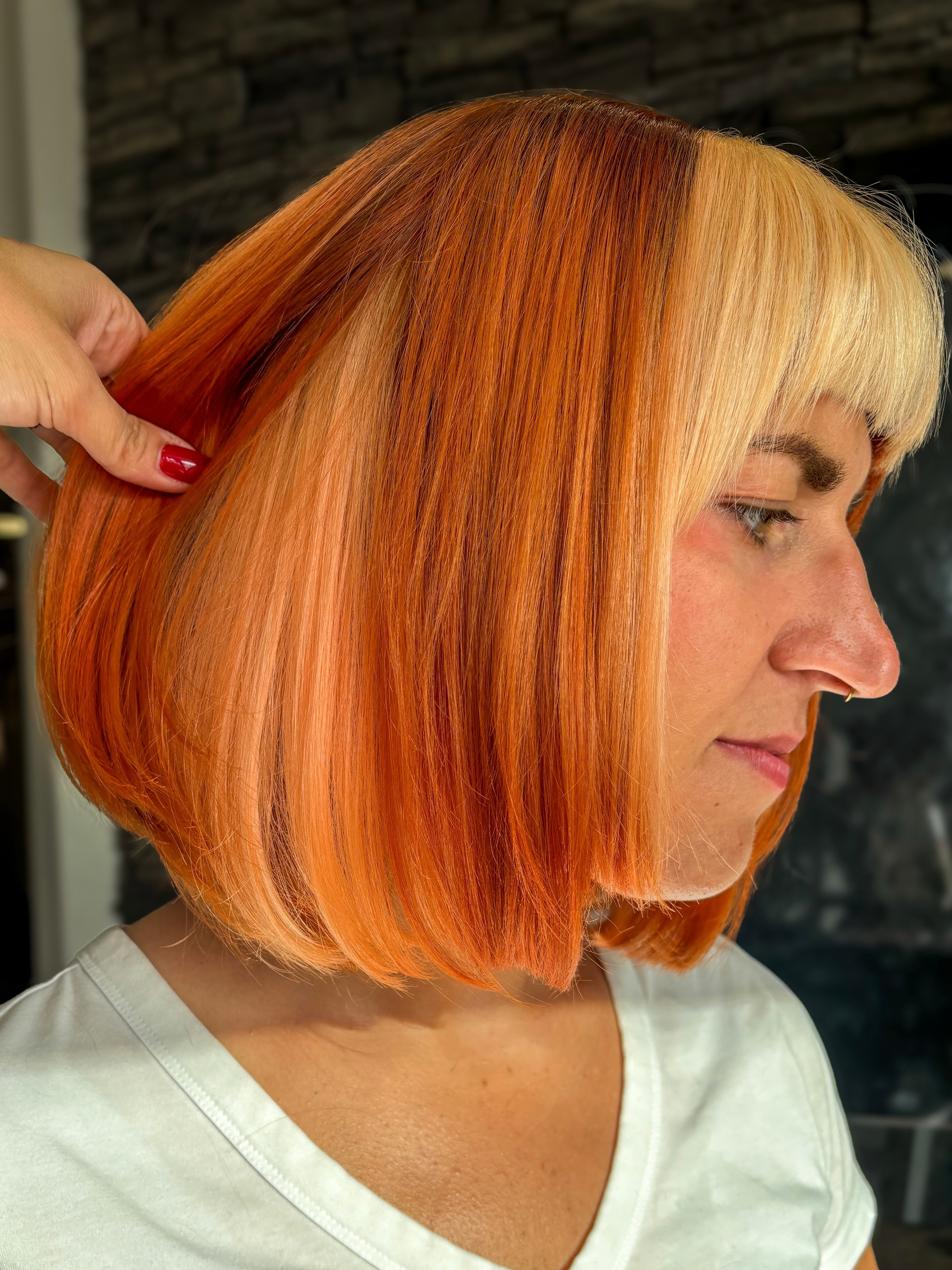 Angela Blom — Color Blocking ONESHOT Hair Awards entry